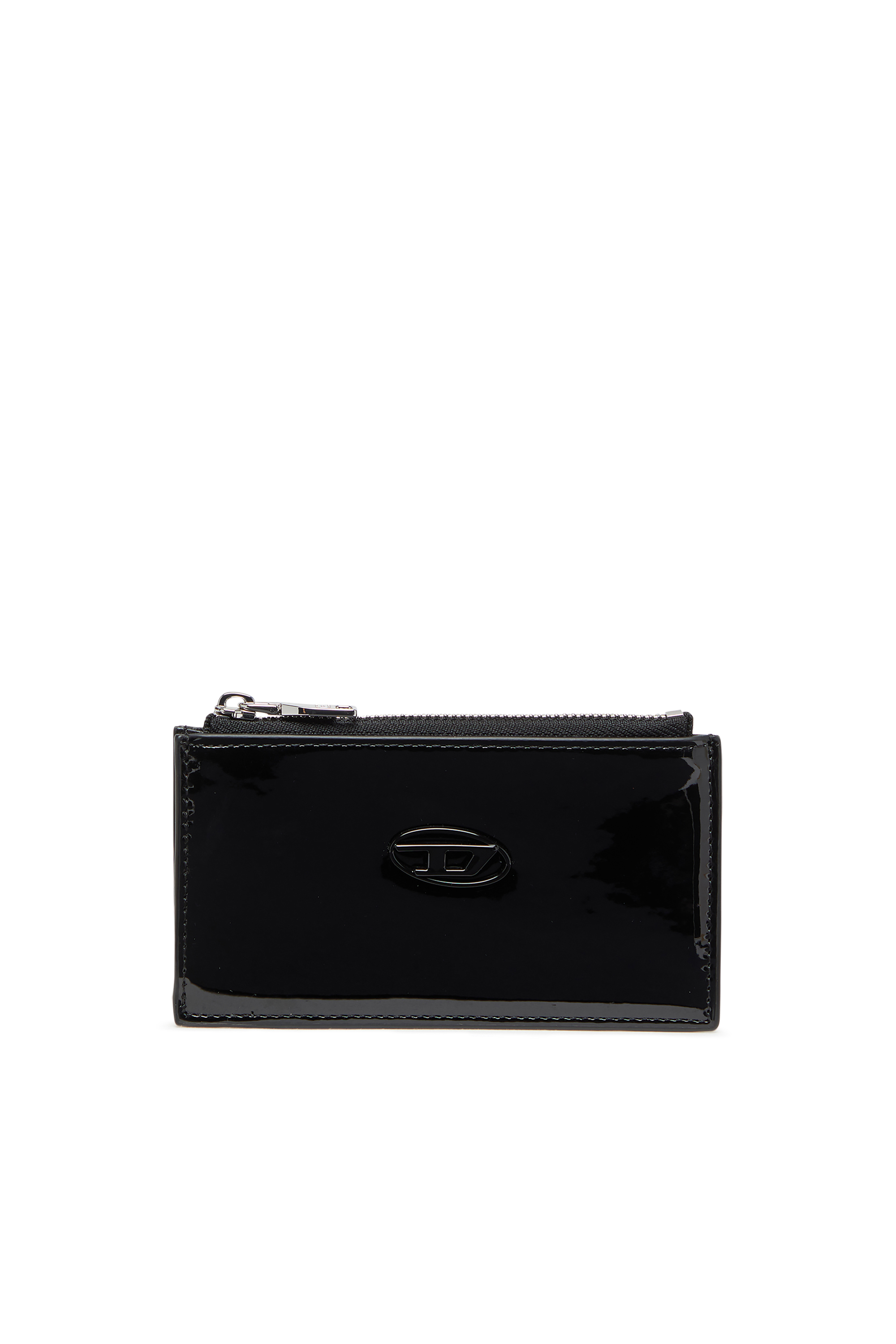 Diesel - PLAY CARD HOLDER III, Woman's Card holder with glossy finish in Black - 1