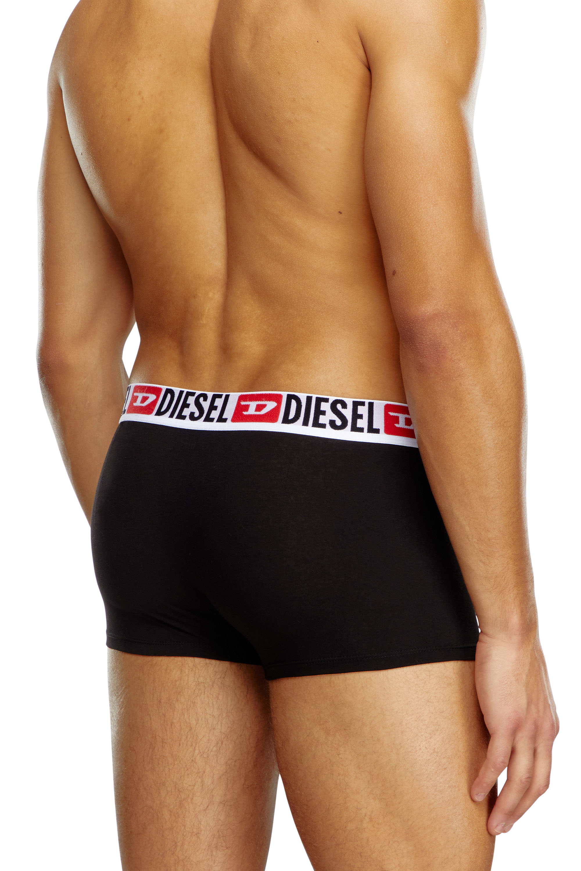 Diesel - UMBX-DAMIENTWOPACK, Man's Two-pack of boxer briefs in Red/Black - 3