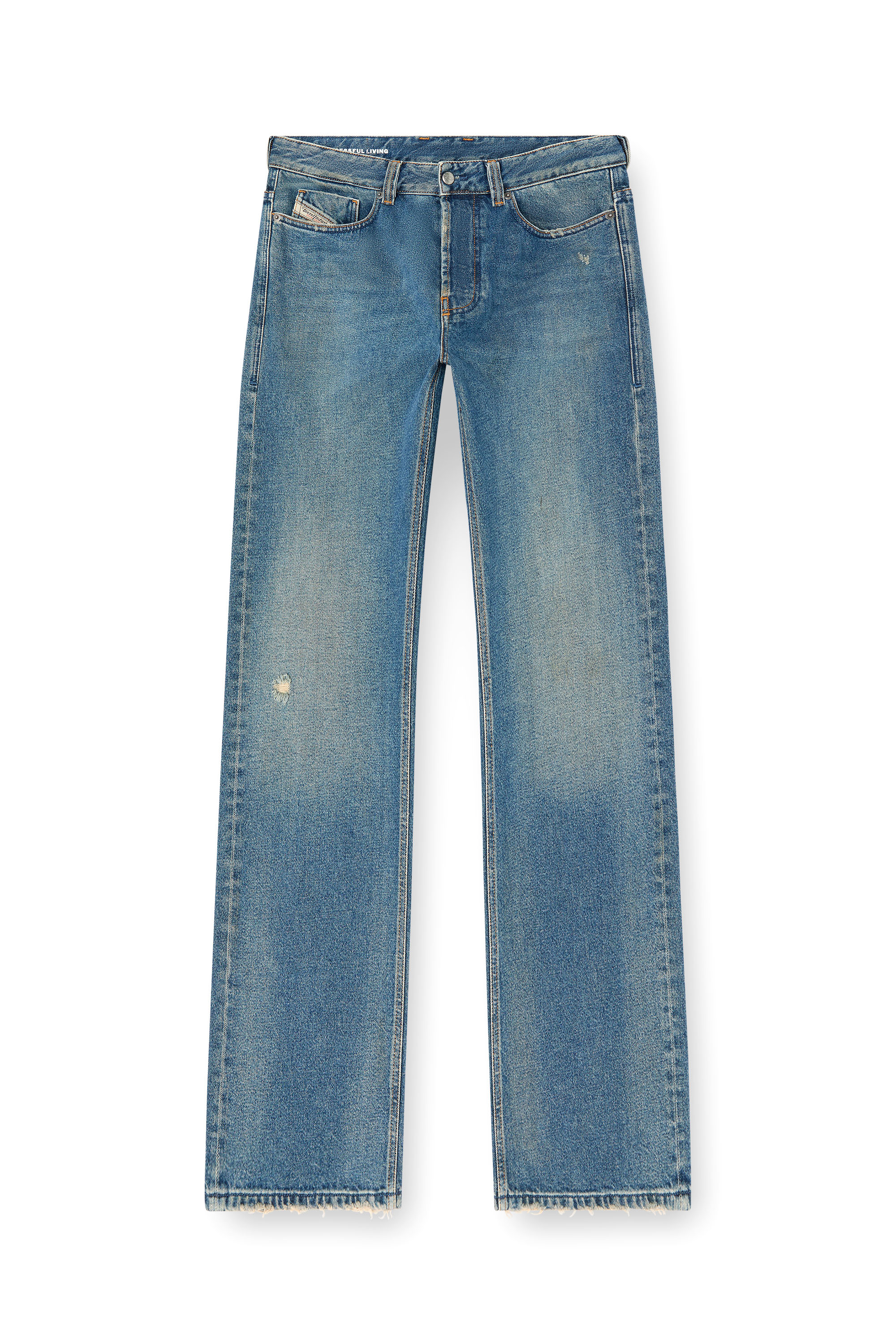 Relaxed Jeans 1980 D-Eeper 09J79, Medium blue Diesel - Man's Relaxed Jeans 1980 D-Eeper 09J79, Medium blue - 2