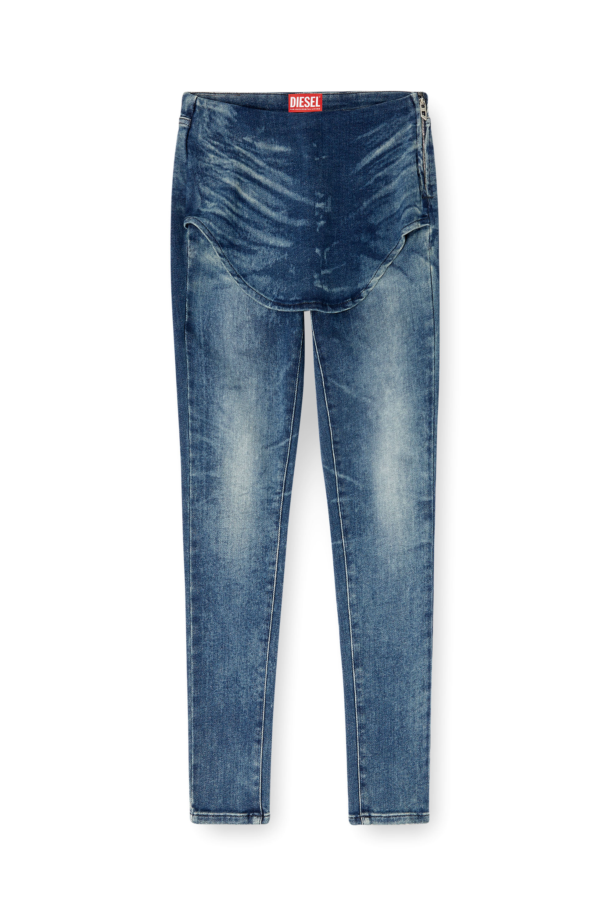 Slim Jeans D-Gnol 09M95, Medium blue Diesel - Woman's Slim Jeans D-Gnol 09M95, Medium blue - 2