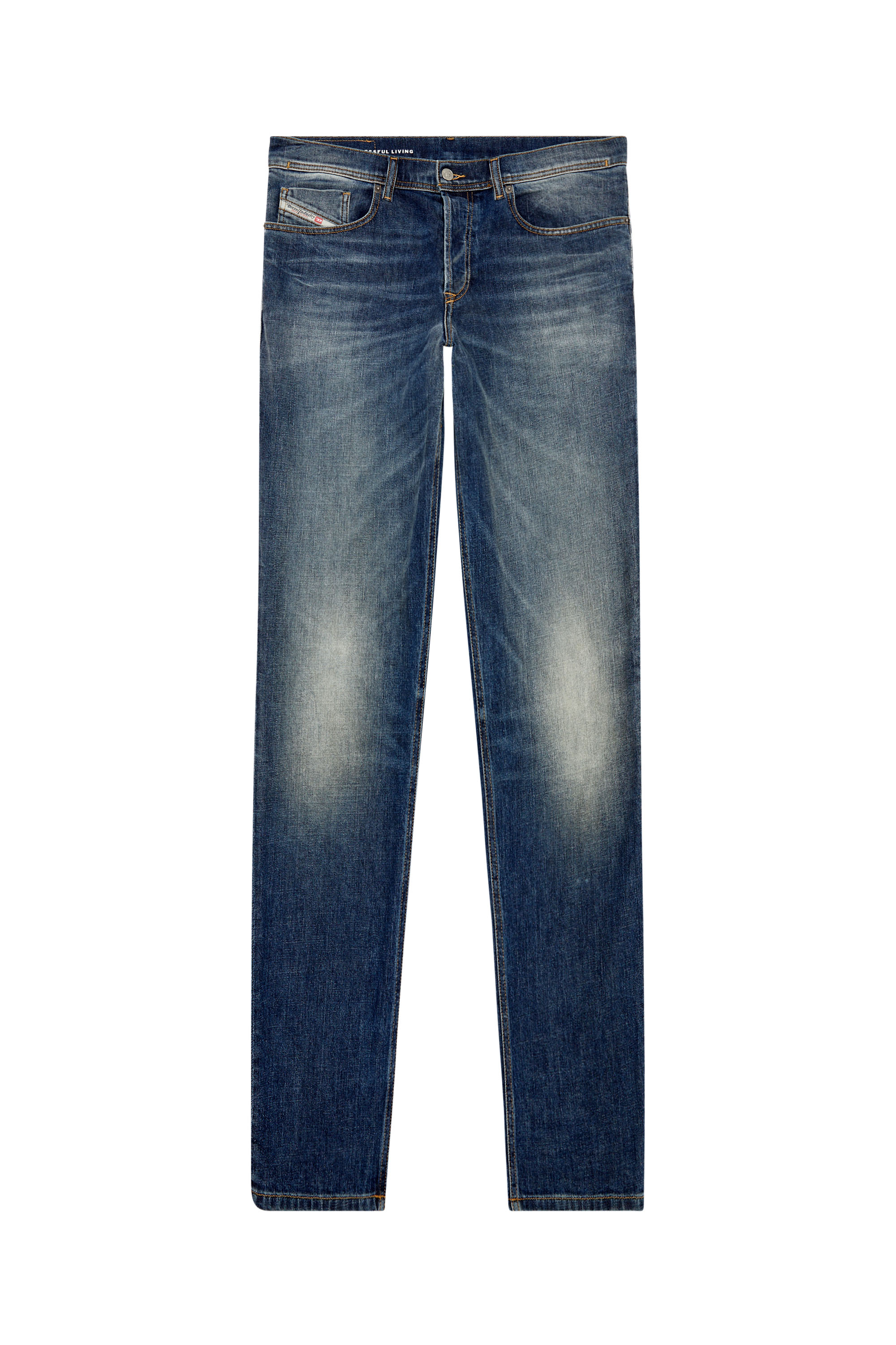 Diesel - Tapered Jeans 2023 D-Finitive 09H43, Dark Blue - Image 3