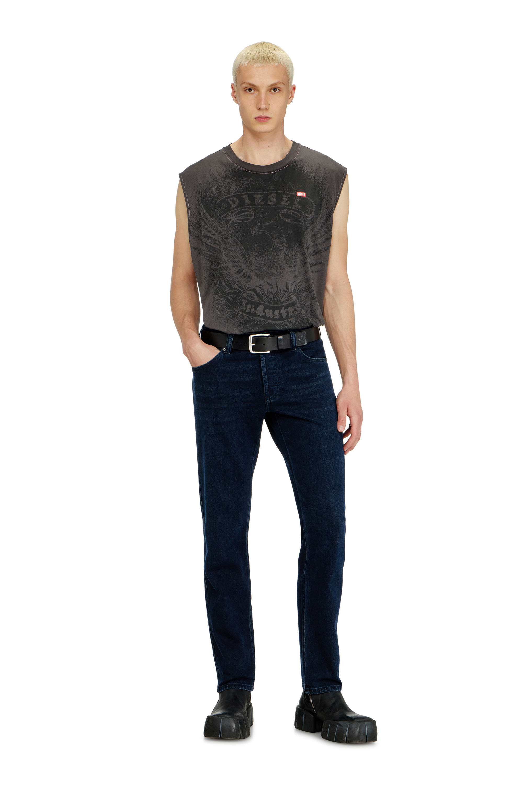 Diesel - Man's Slim Jeans 1993 D-Vyl 0KBBJ, Dark Blue - 4
