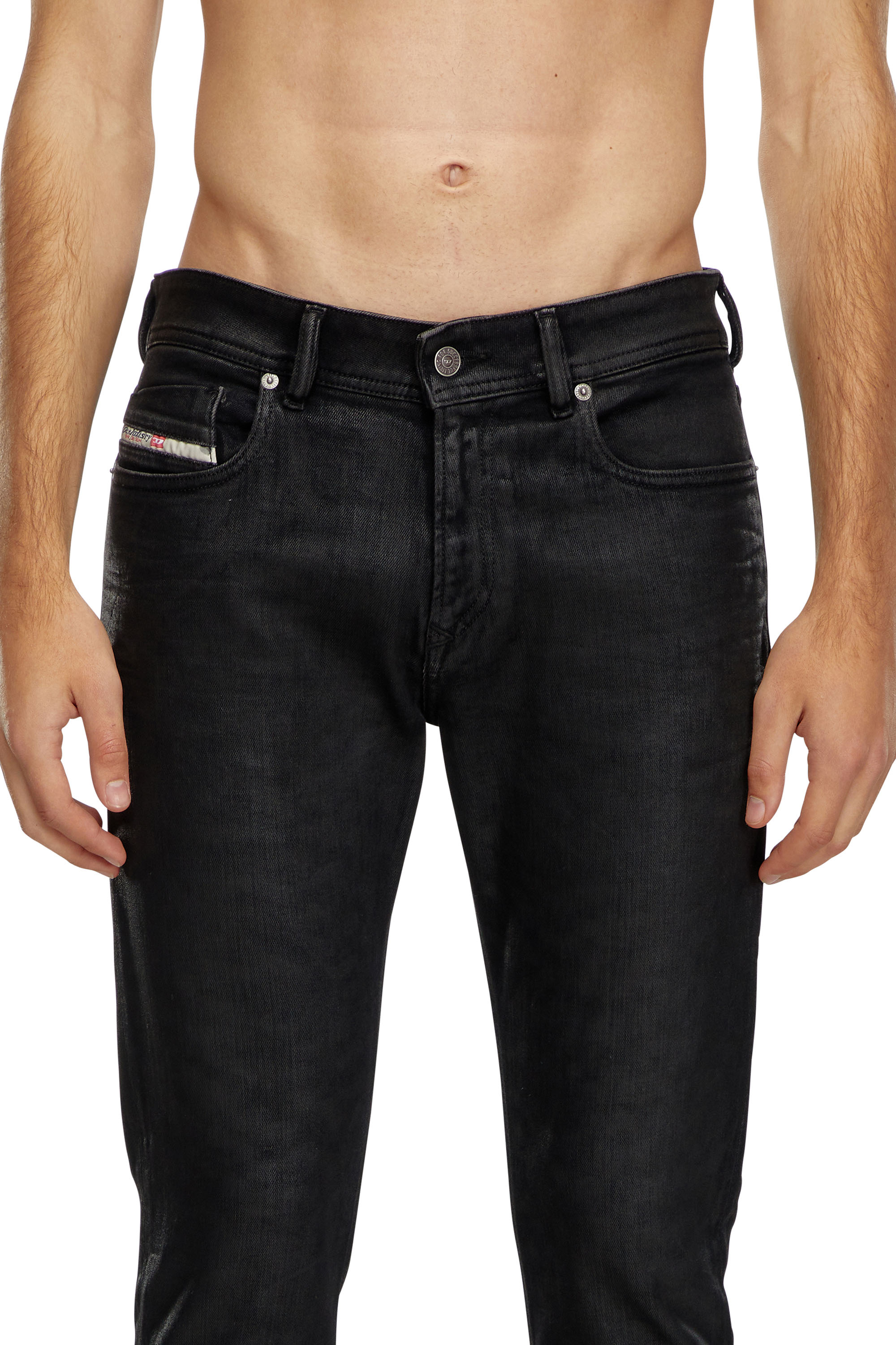 Diesel - Man Skinny Jeans 1979 Sleenker 09J30, Black/Dark grey - Image 4