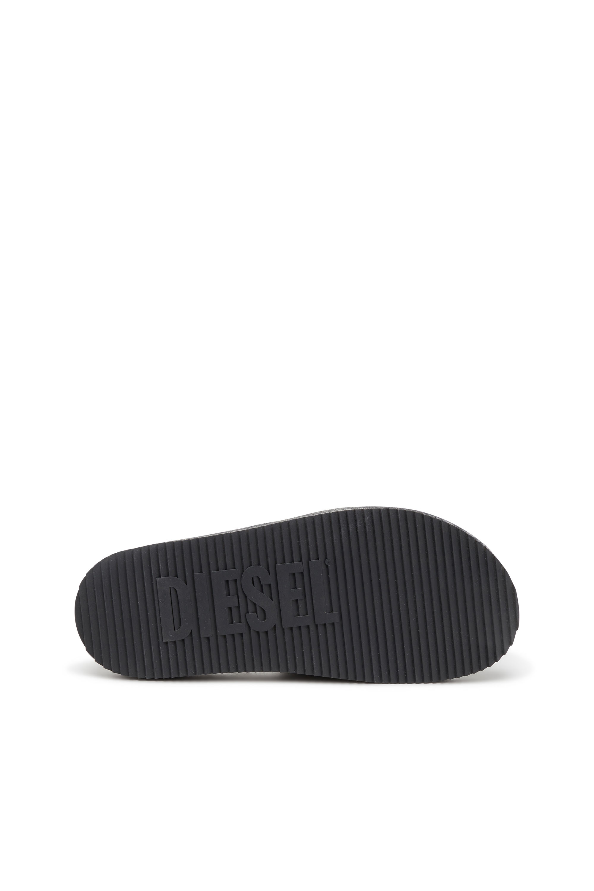 Diesel - SA-SLIDE D OVAL W, Woman's Sa-Slide D-Slide sandals with Oval D strap in Black - 5