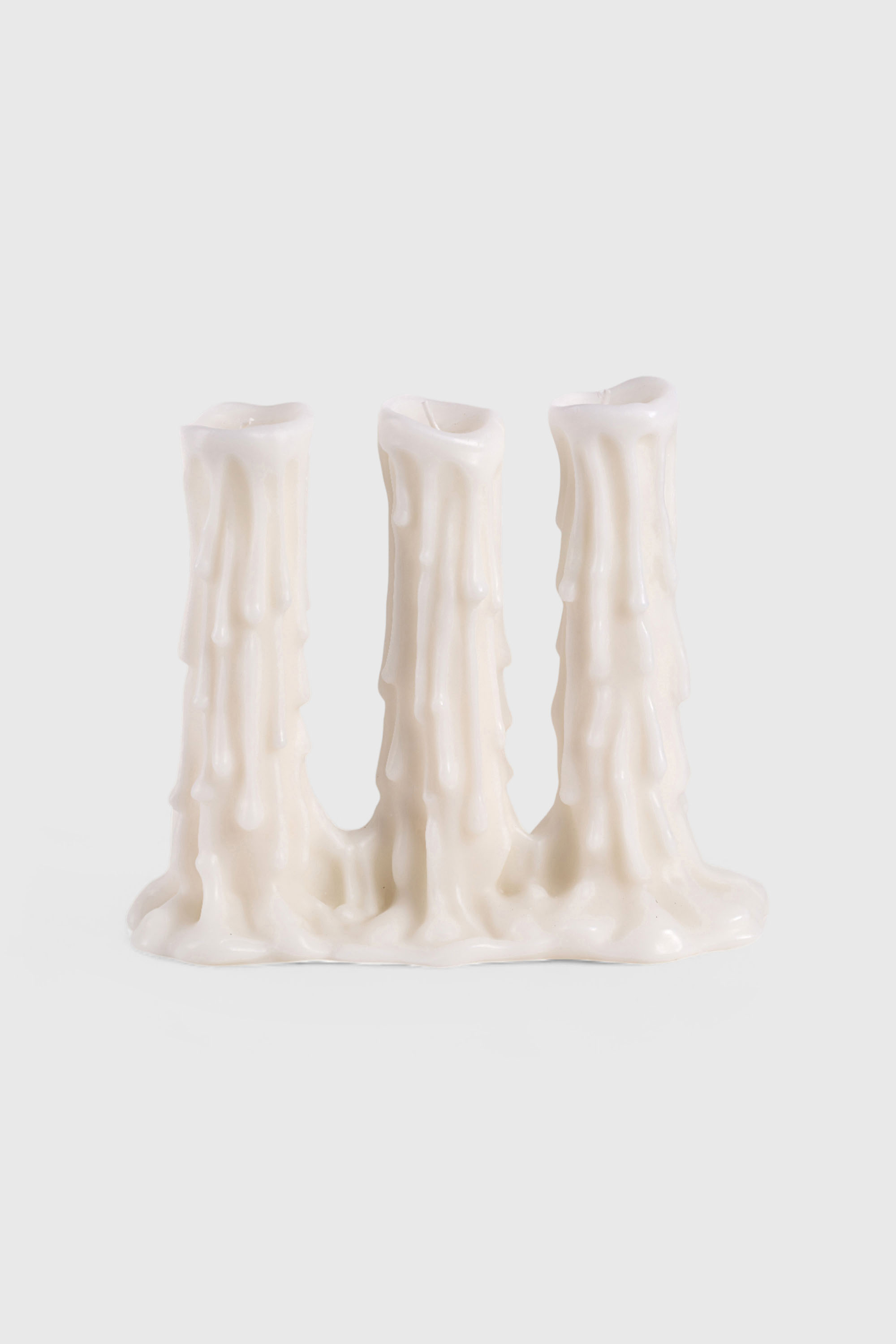 Diesel - 11166 CANDLE&nbsp;"MELT-D&rdquo; CM 15,8X35X29,5 TR, Unisex's Triple‑body candle in White - 1