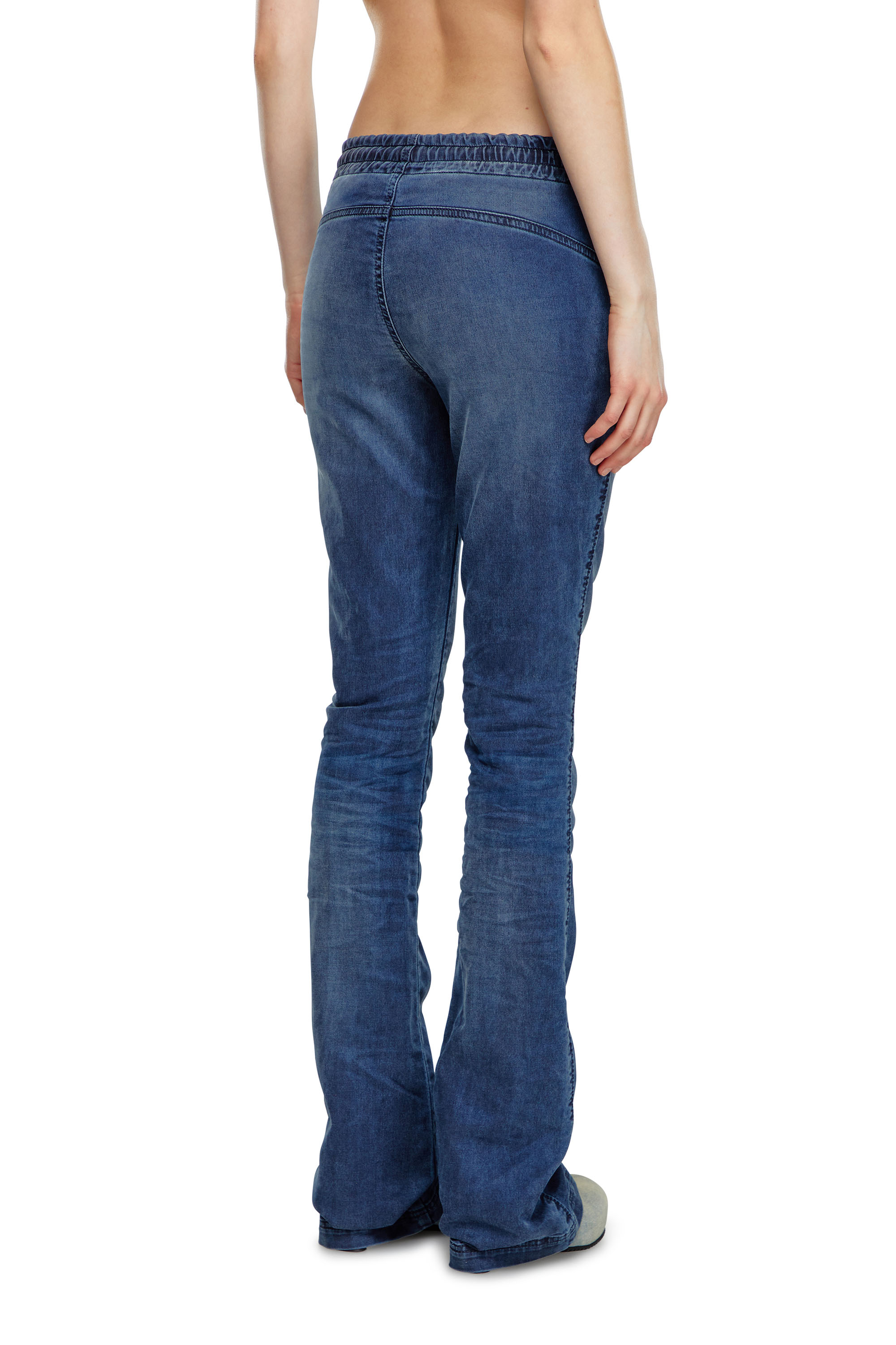 Diesel - Woman Bootcut and Flare 2069 D-Ebbey Joggjeans® 068LX, Dark Blue - Image 3