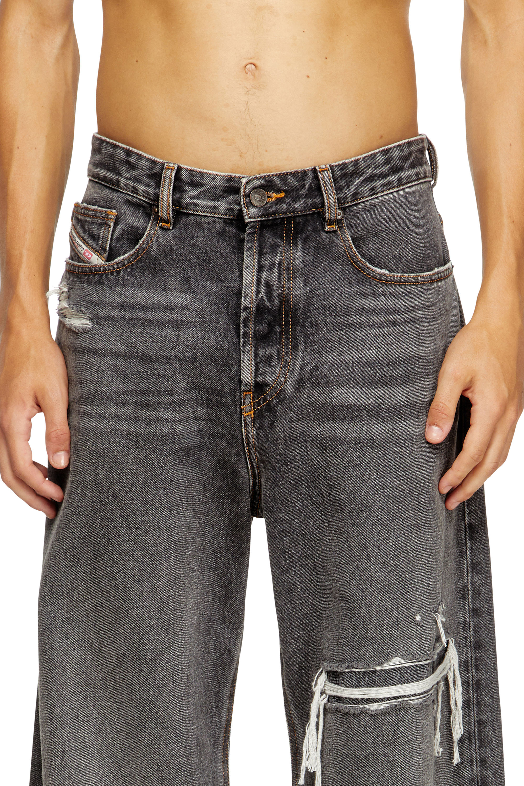 Diesel relaxed jeans d-touch サイズ30 ブラック Relaxed Jeans - D-Touch | ブラック/ ダークグレー | メンズ