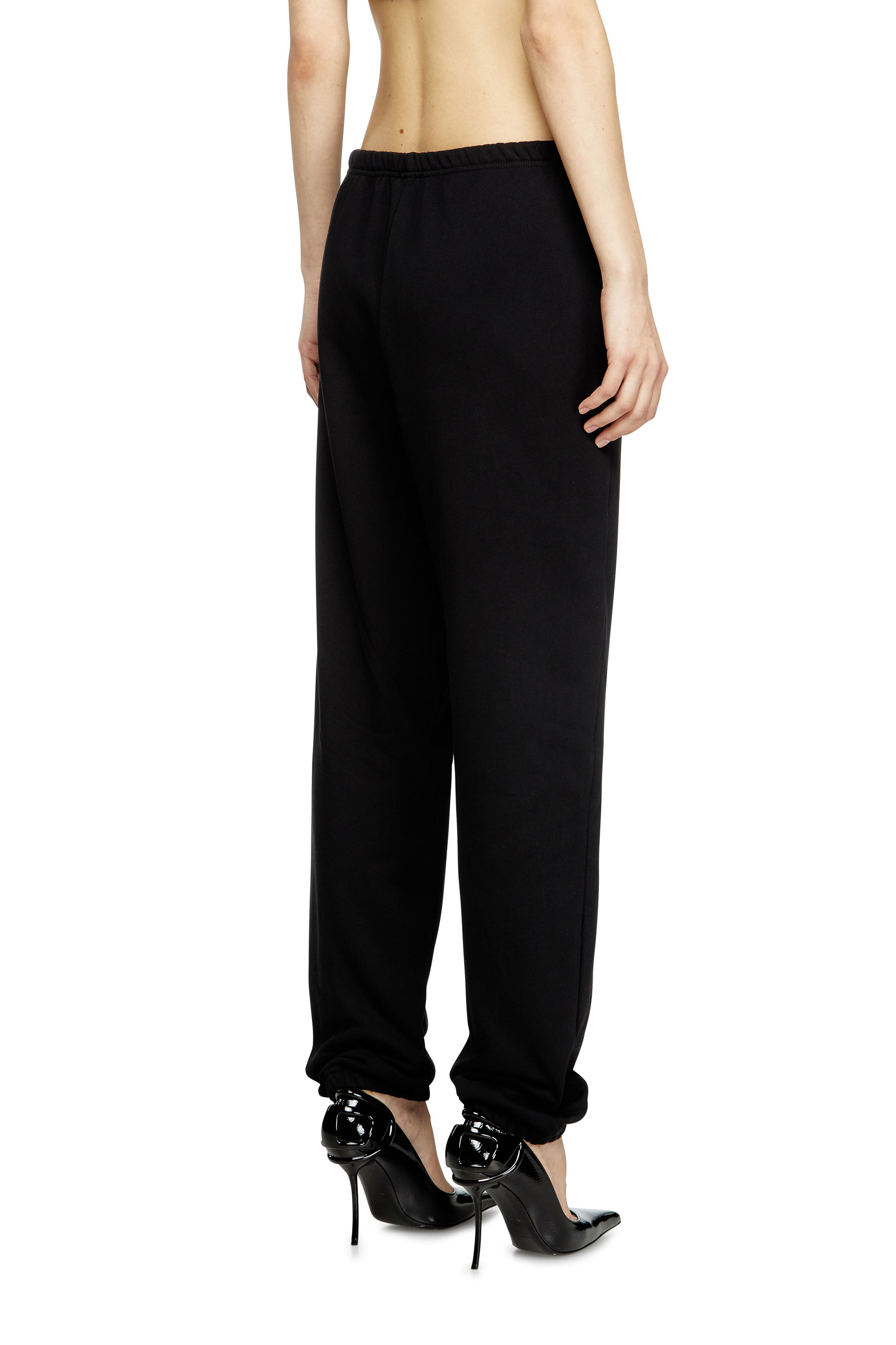 Diesel - P-LACYN-OD, Woman's Sweatpants with metal-effect Oval D logo in Black - 4