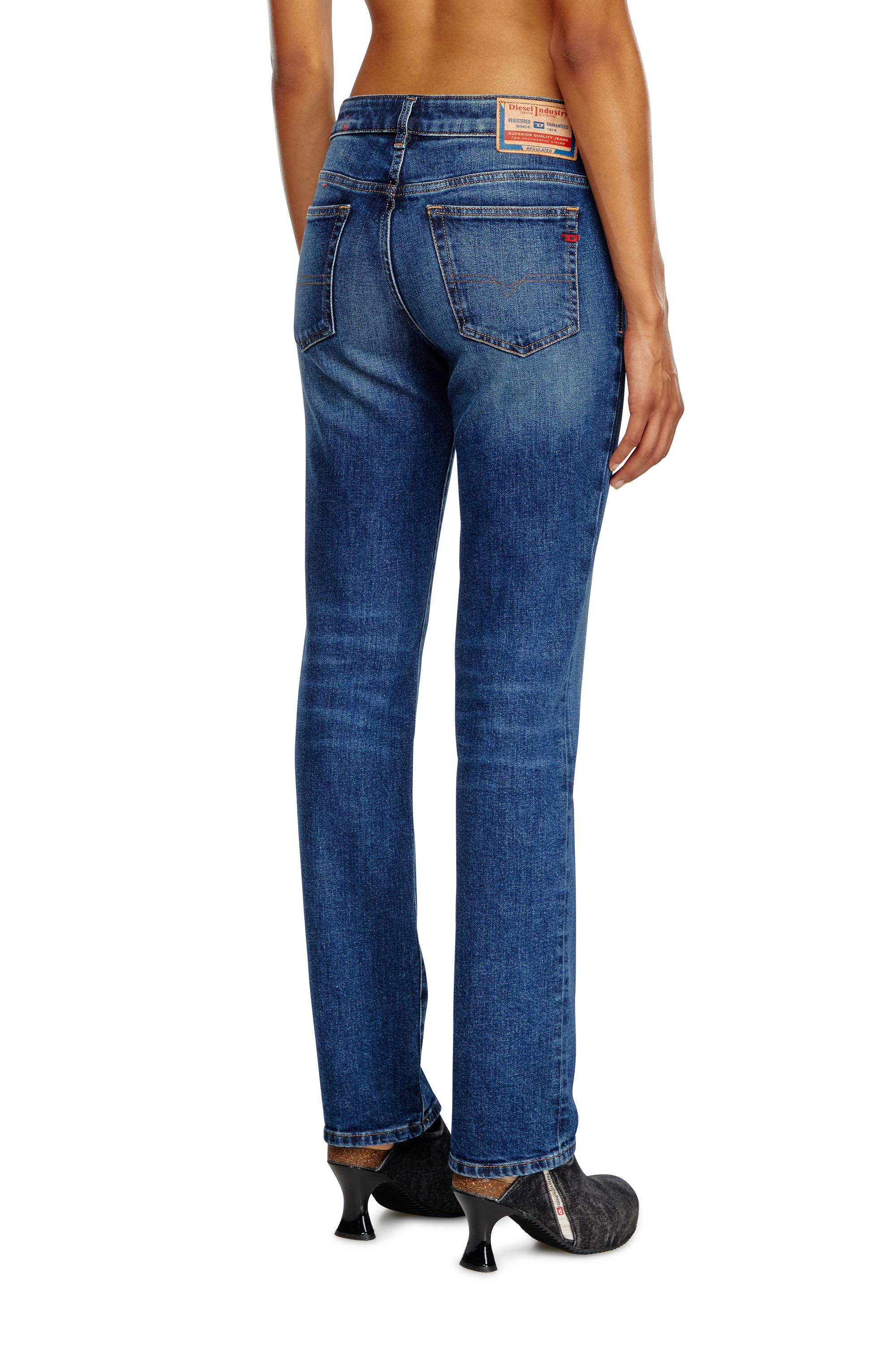 Regular Jeans 1989 D-Mine 09I28, Dark Blue Diesel - Woman's Regular Jeans 1989 D-Mine 09I28, Dark Blue - 4