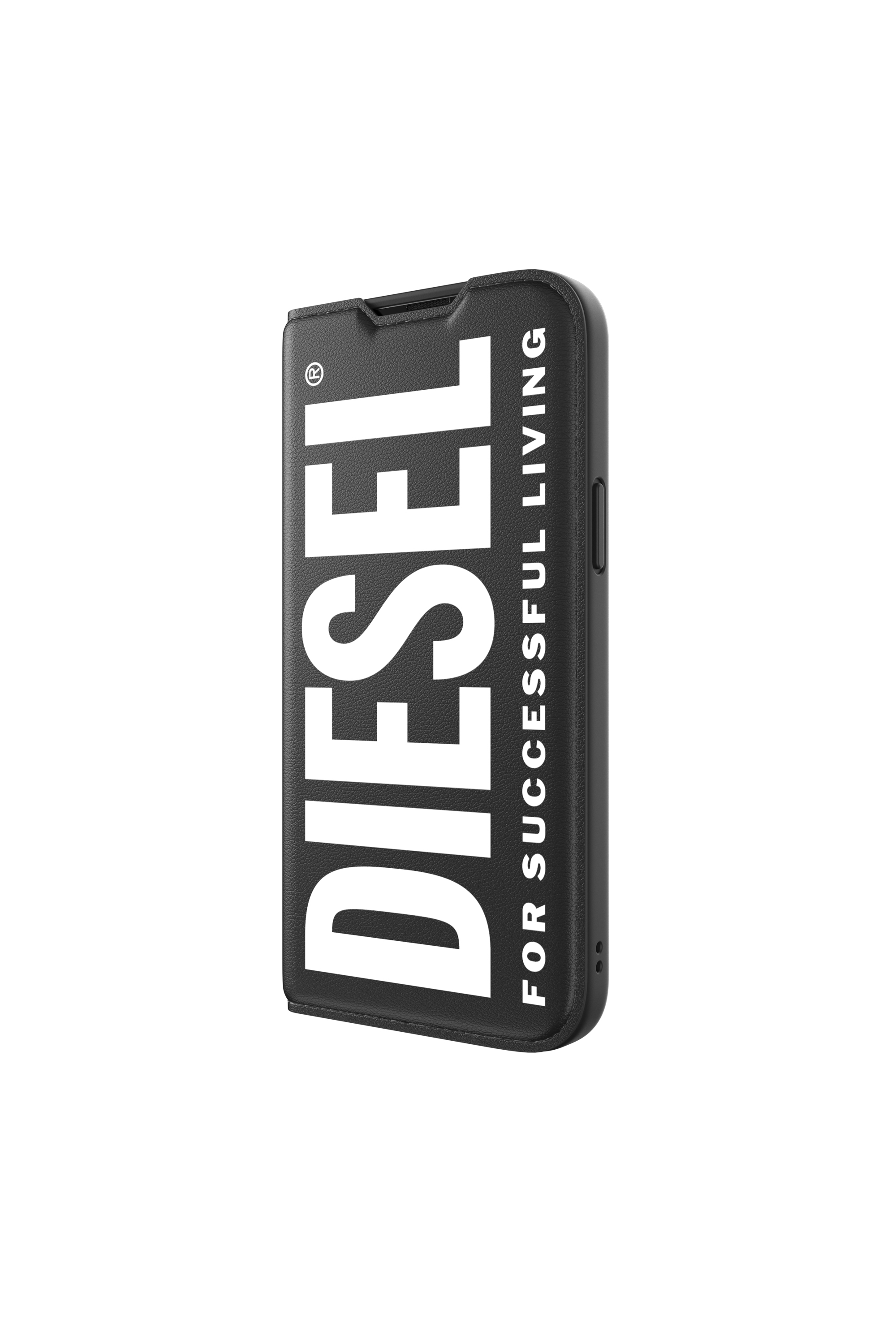 Diesel - 50262 BOOKLET CASE, Unisex's Booklet case core for iPhone 14 Plus in Black/White - 4