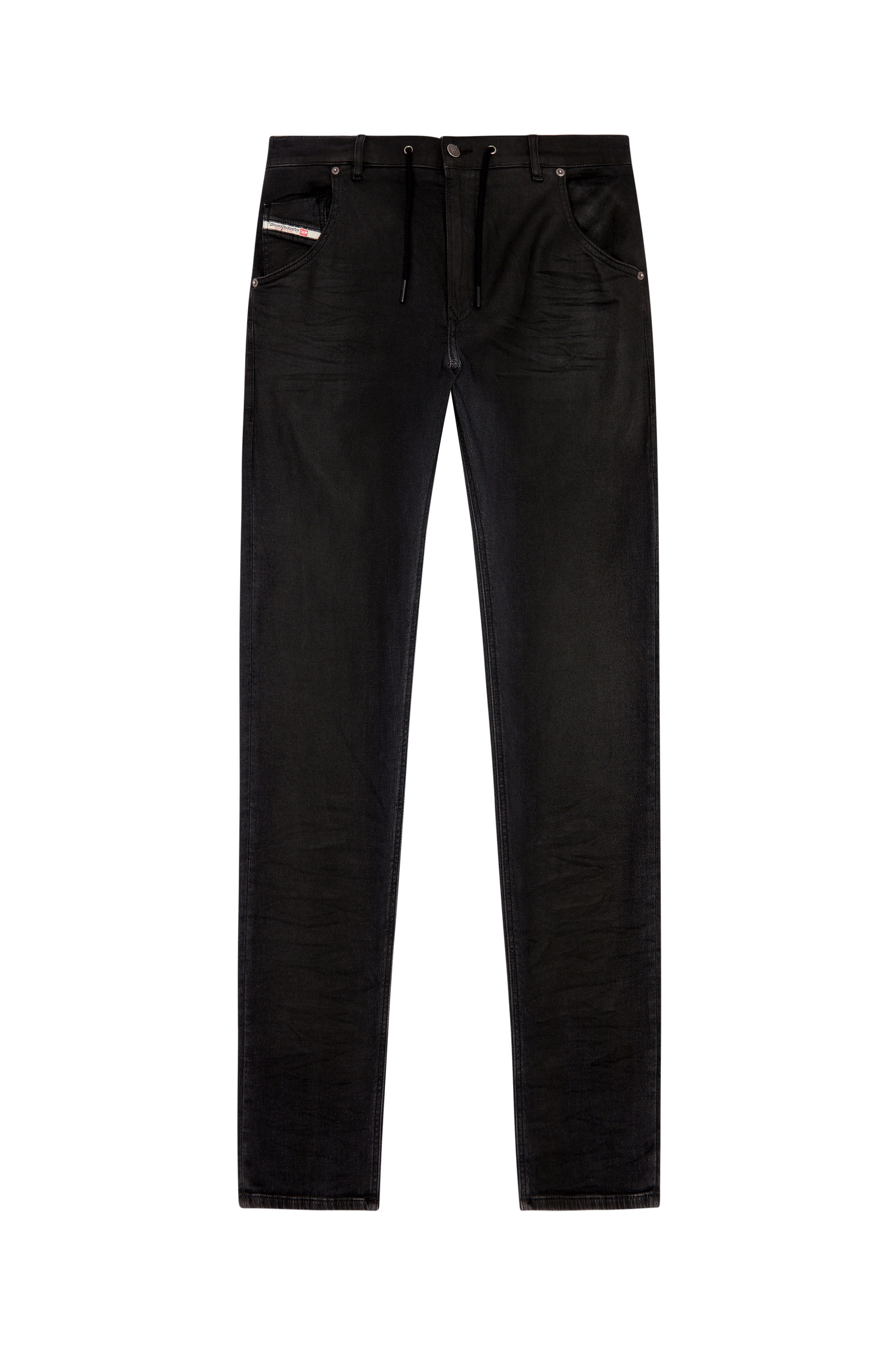 Diesel - Man Tapered 2030 D-Krooley Joggjeans® 068HU, Black/Dark grey - Image 3