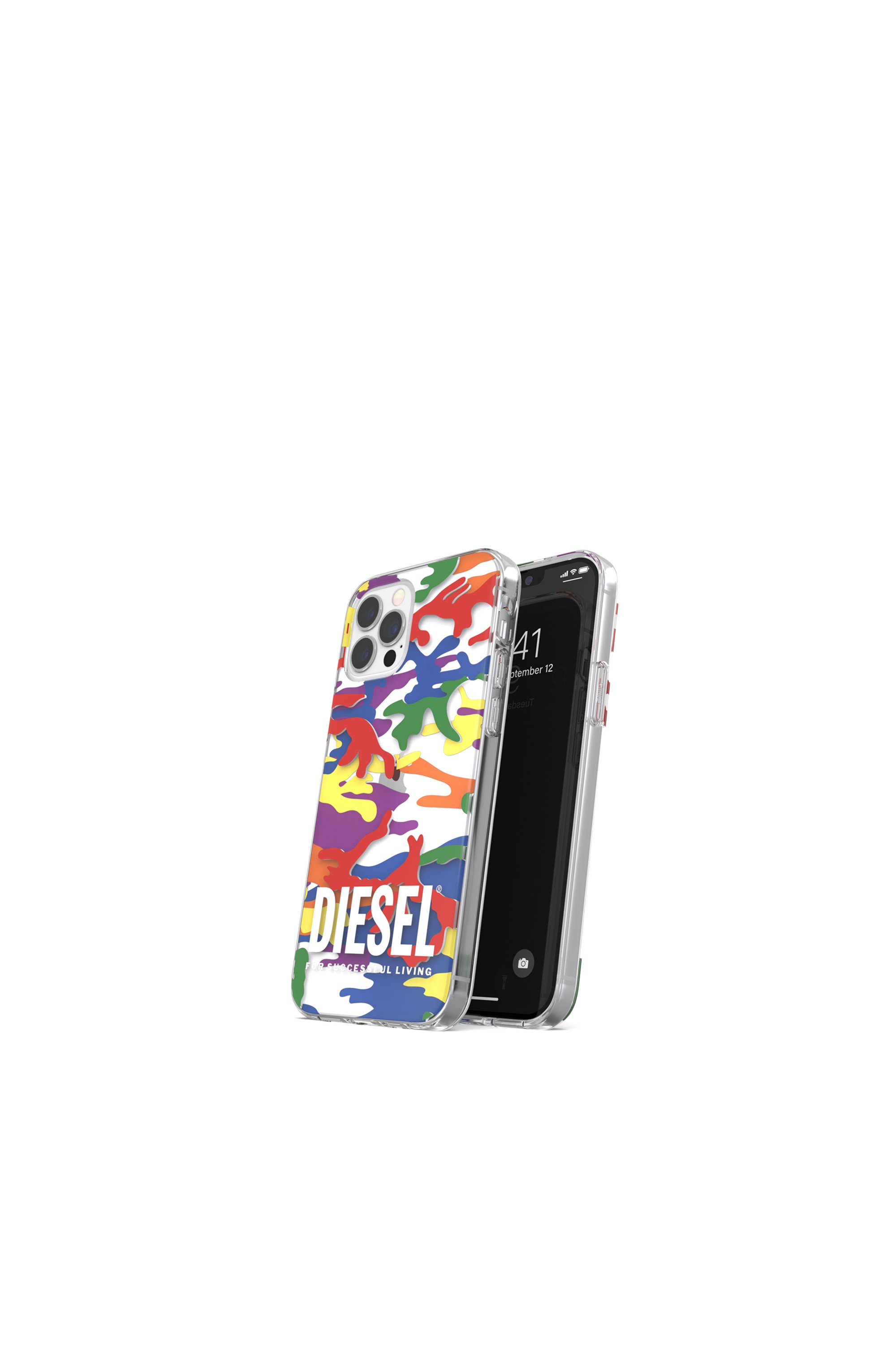 Diesel - 44332  STANDARD CASES, Unisex's Clear case Pride for iPhone 12 / 12 Pro in Multicolor - 3