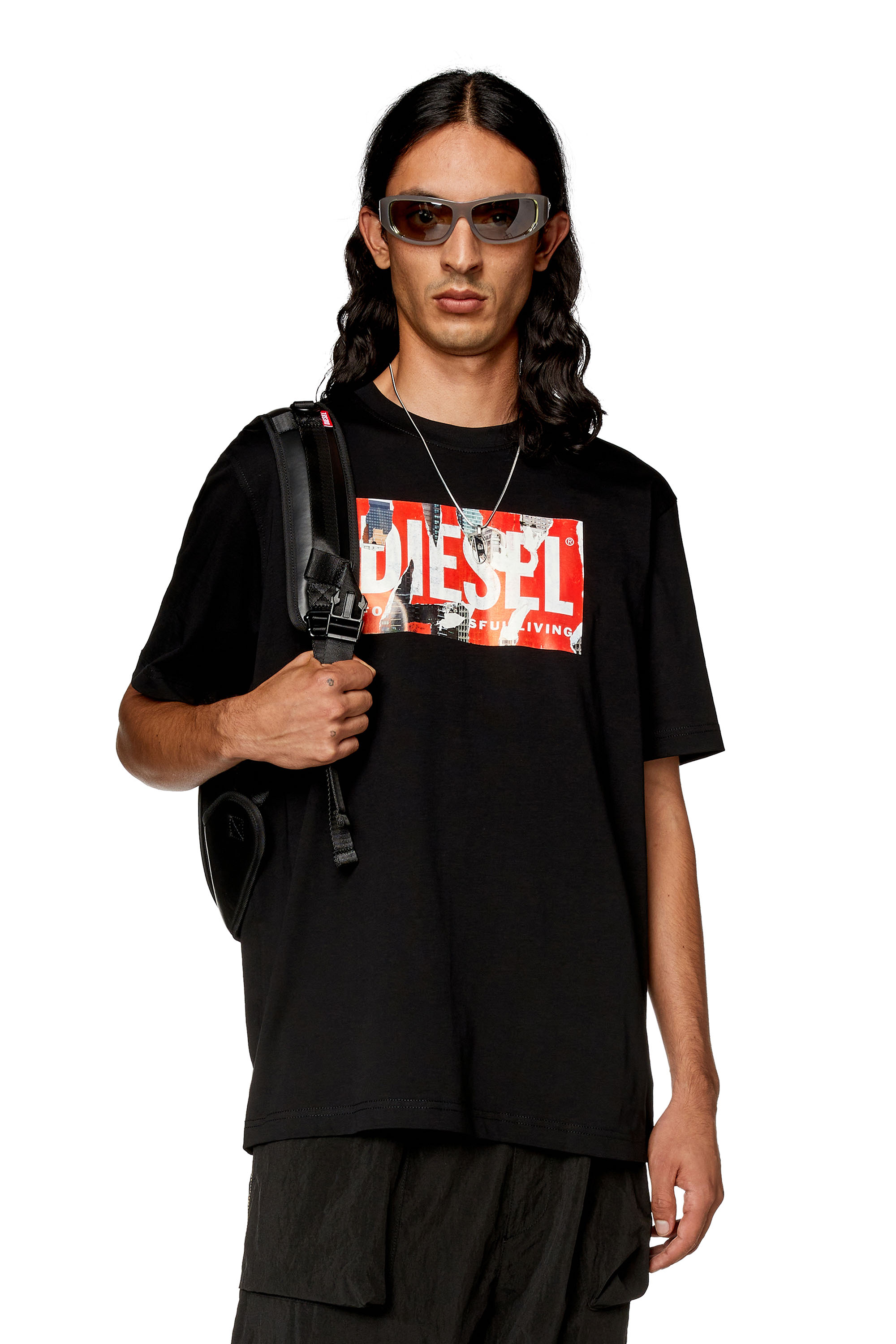 Diesel - T-JUST-L13, Black - Image 1