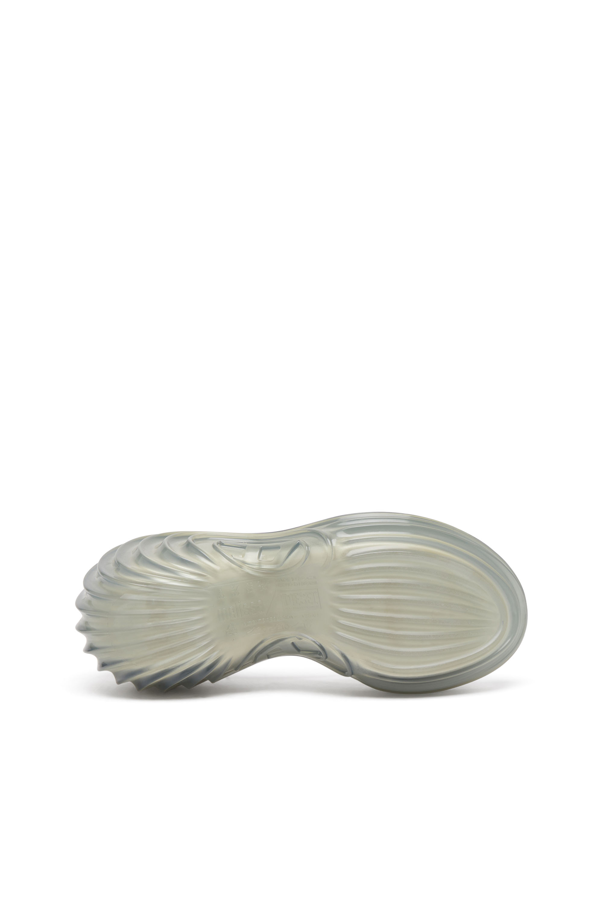 Diesel - MELISSA QUANTUM PLATFORM, Woman's Platform mule in Melflex® in Light Grey - 5