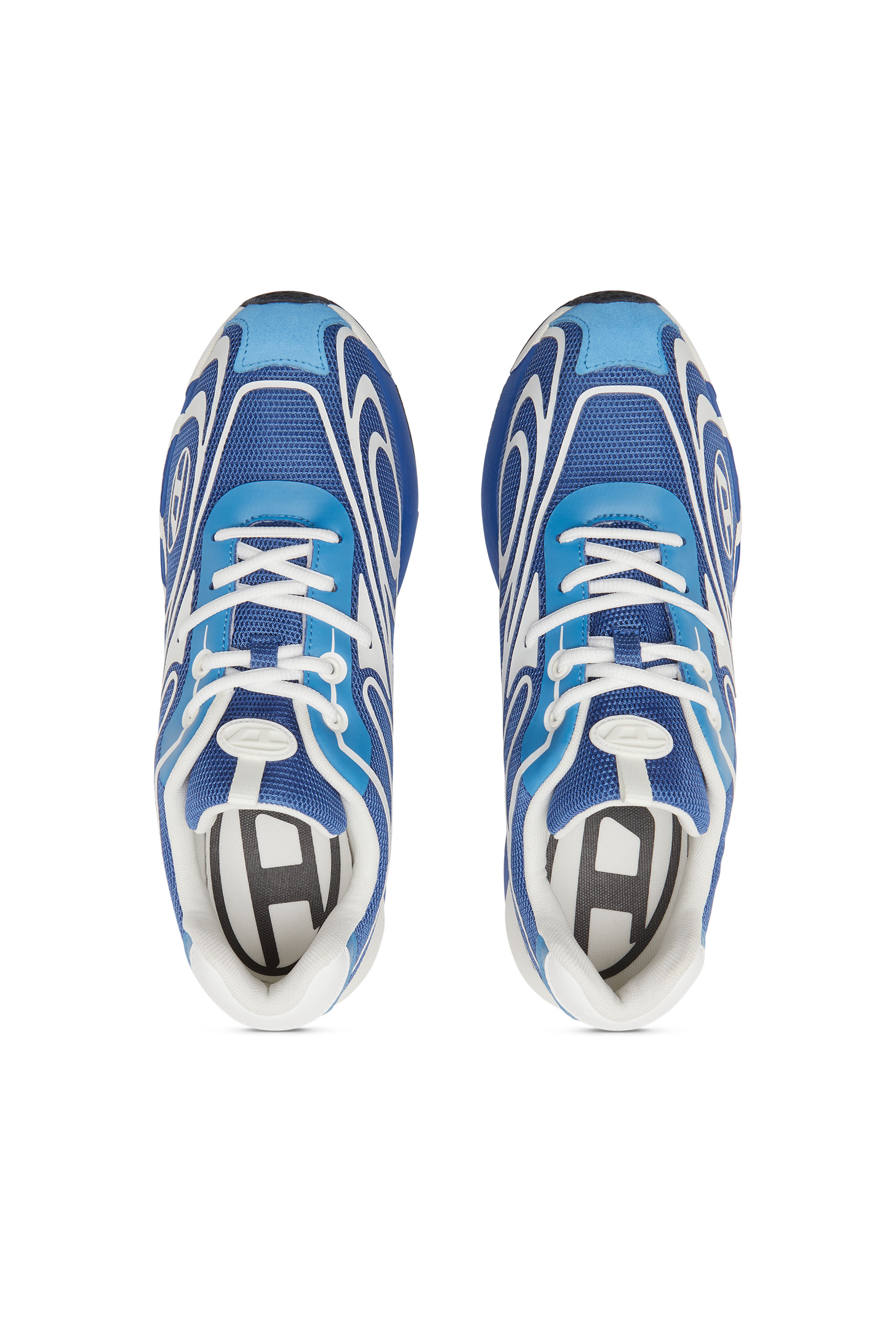 S-D-VIT'S 500 LOW, Blue/White Diesel - S-D-VIT'S 500 LOW, Man's S-D-Vit - Lace-up sneakers in Blue/White - 4