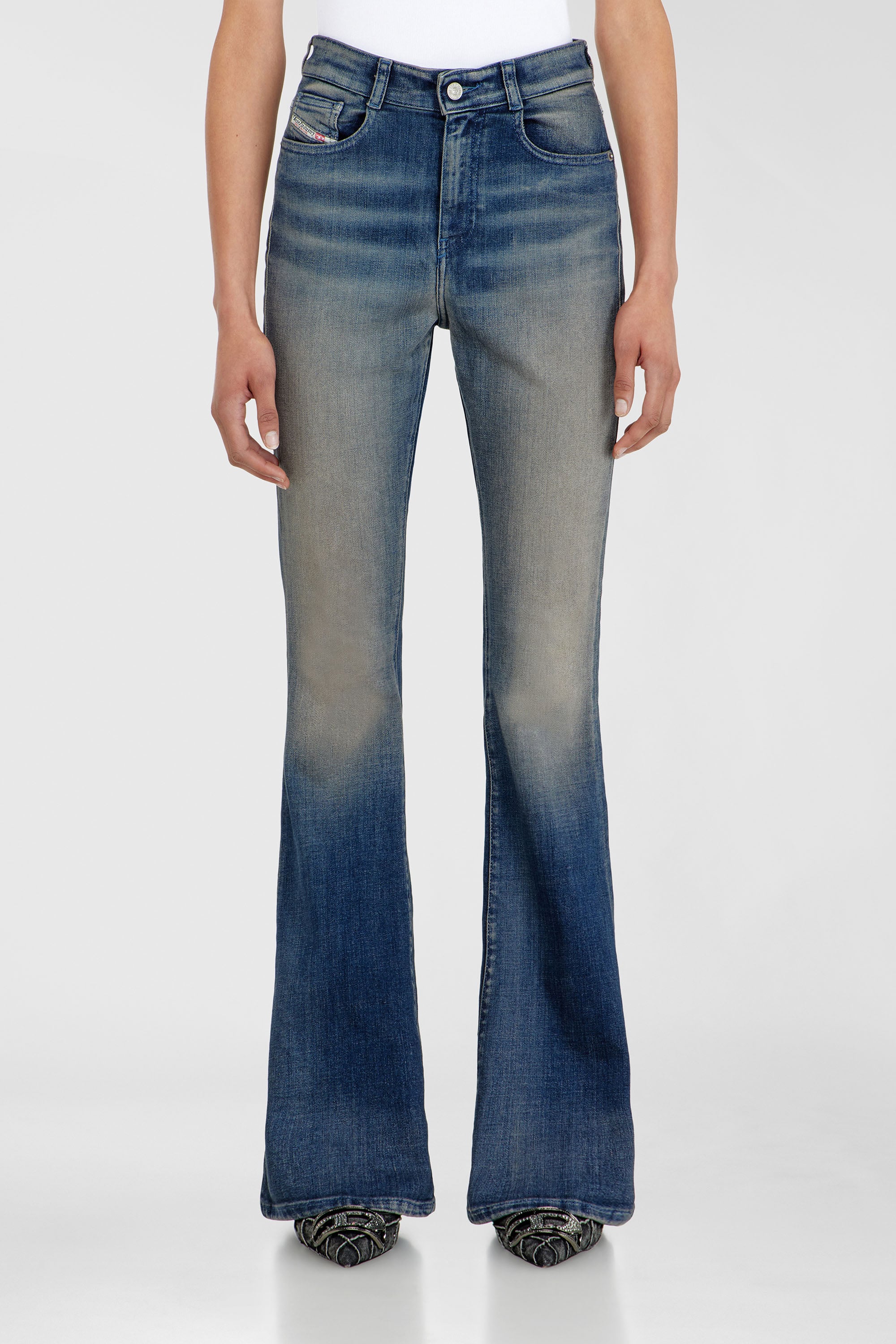 Diesel - Woman's Bootcut Jeans 1973 D-Partt 09P67, Dark Blue - 1