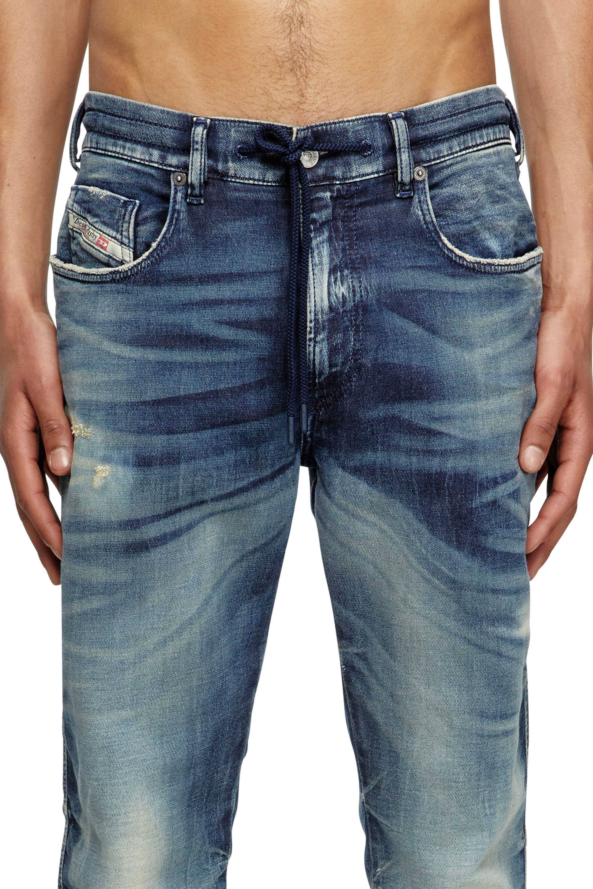 Slim 2062 D-Strukt Joggjeans® 068RZ, Dark Blue Diesel - Man's Slim 2062 D-Strukt Joggjeans® 068RZ, Dark Blue - 5