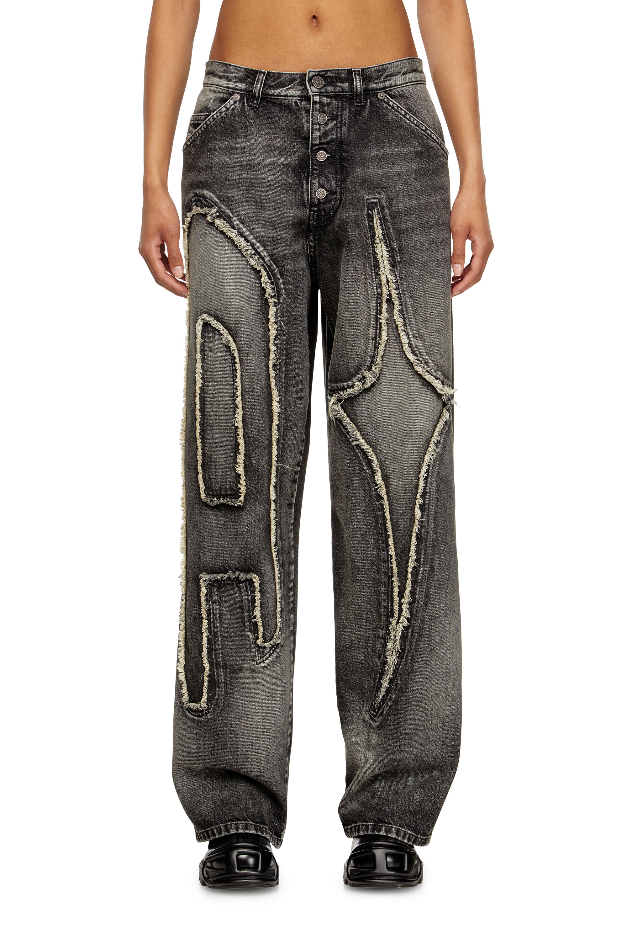 Straight Jeans D-ThugClub 0BEBT, Black/Dark grey Diesel - Unisex's Straight Jeans D-ThugClub 0BEBT, Black/Dark grey - 7