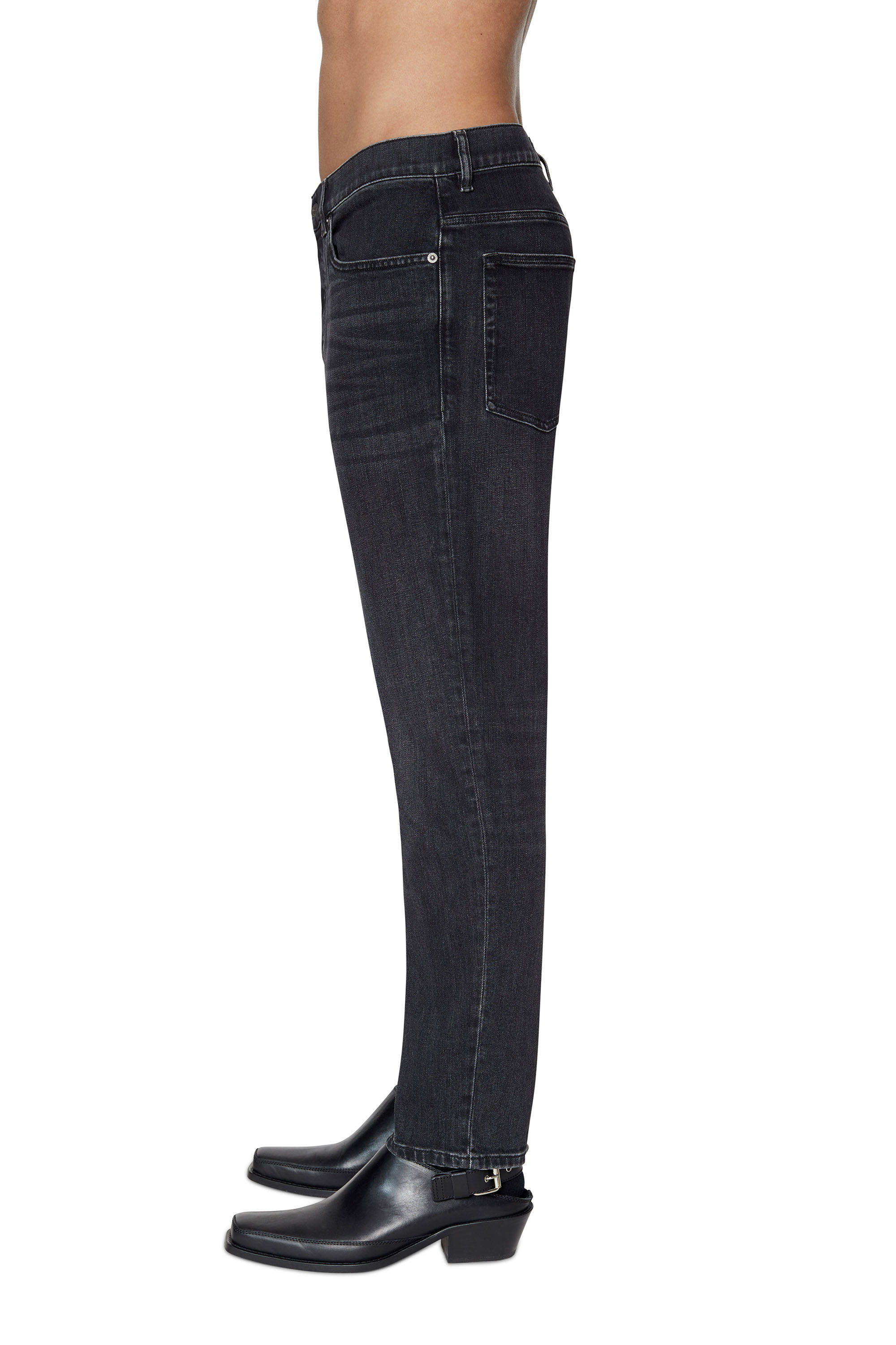 Diesel - Tapered Jeans 2005 D-Fining 09B83, Black/Dark grey - Image 4