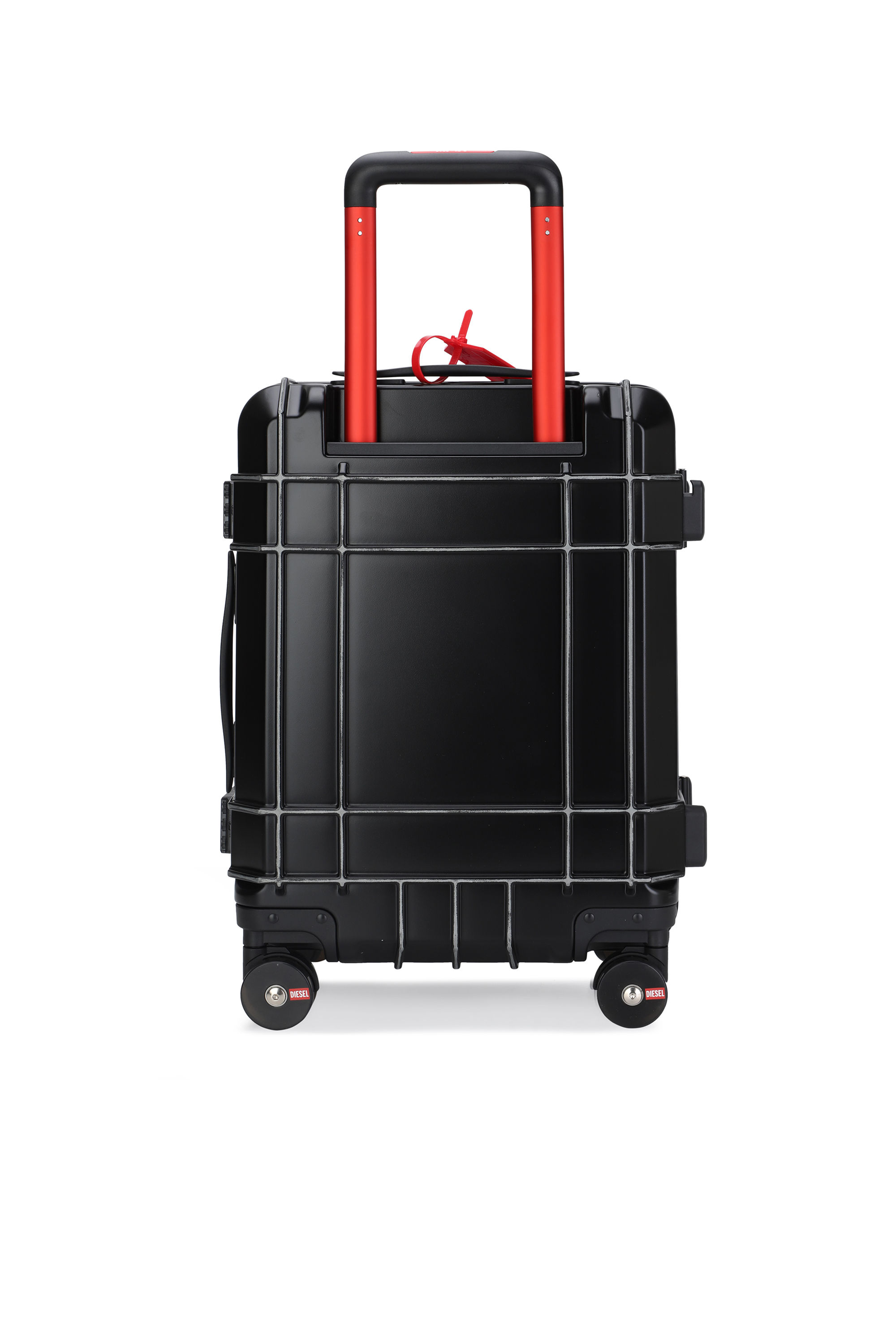 Diesel - DIESEL PC STRONG IMAGE TROLLEY- DSL003, Unisex's Rugged carry‑on suitcase 20" in Black - 2