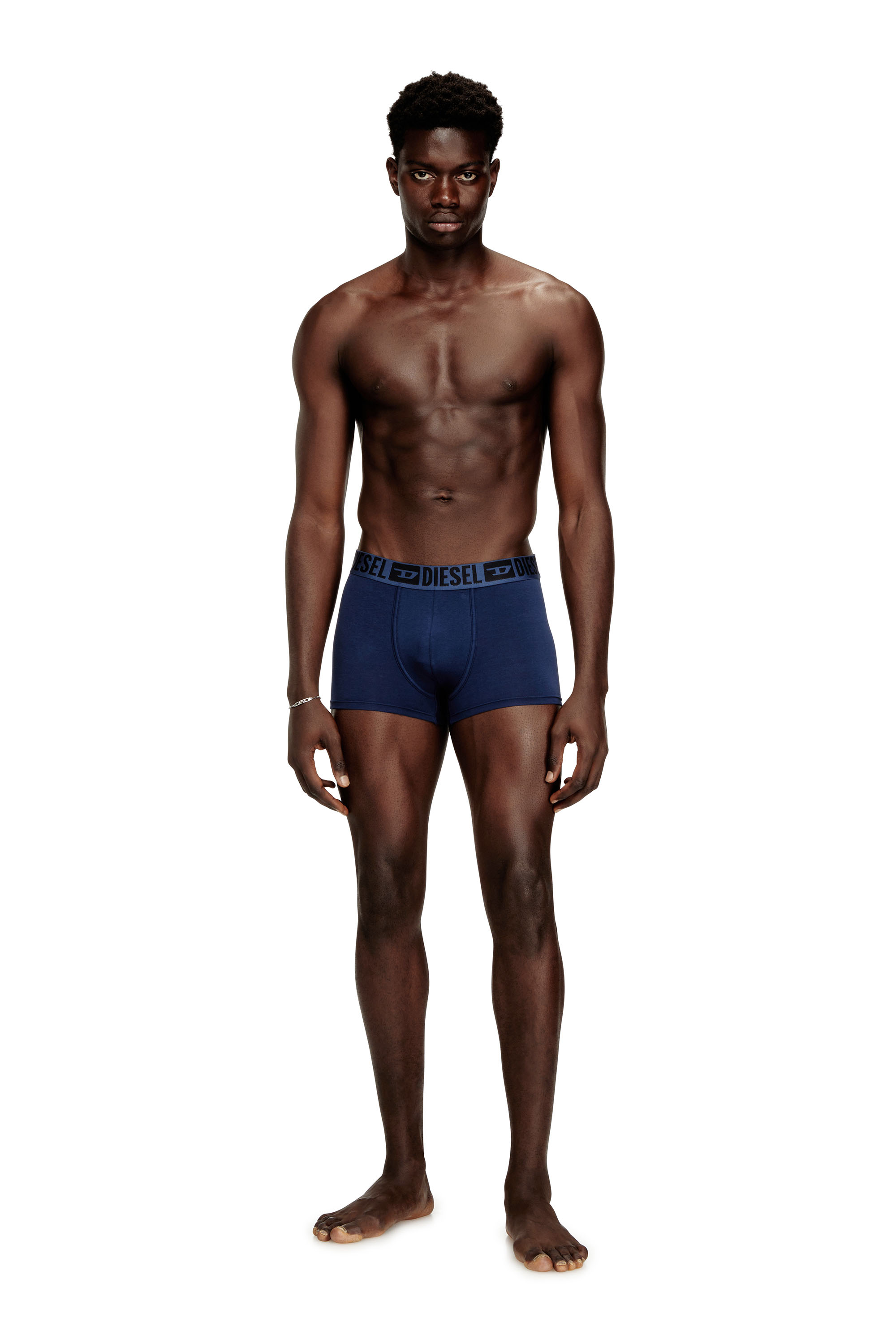 Diesel - MIKE-D-CORE-3PACK, Man's 3-pack of stretch cotton boxers with tonal waistband in null - 3