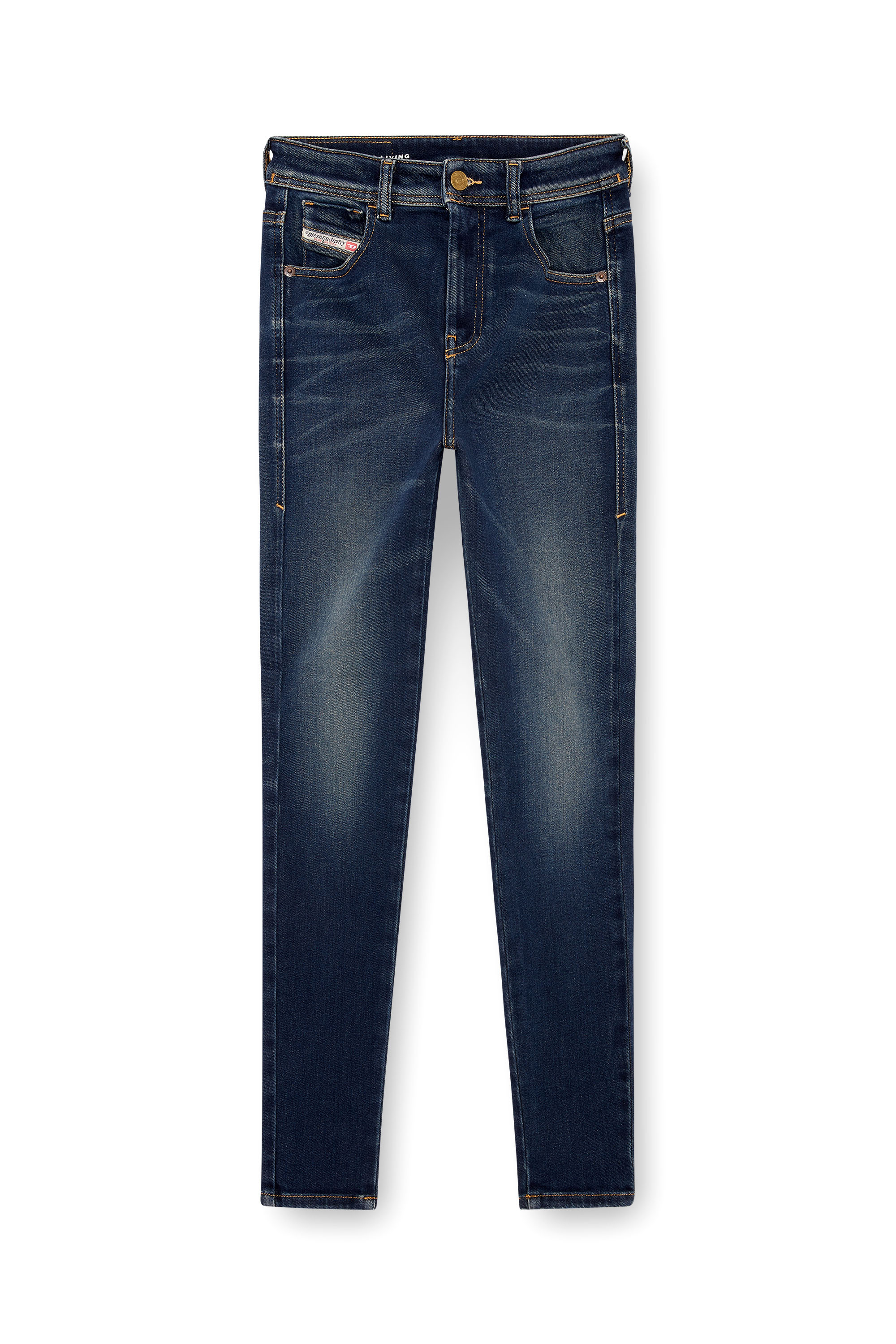 Diesel - Woman's Super skinny Jeans 1984 Slandy-High 09J11, Dark Blue - 3