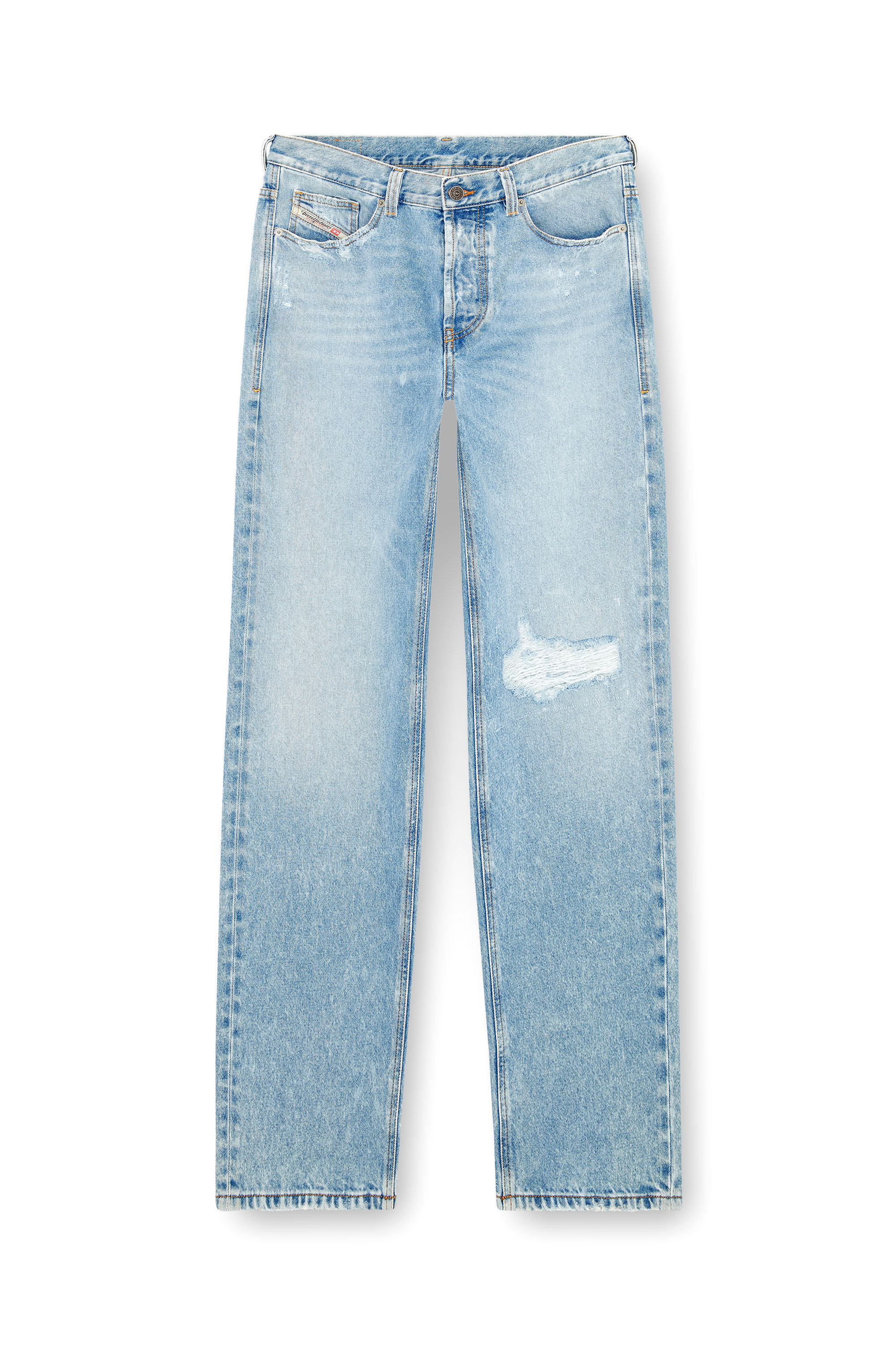 Diesel - Man's Regular Jeans 2010 D-Macs 09J80, Light Blue - 5