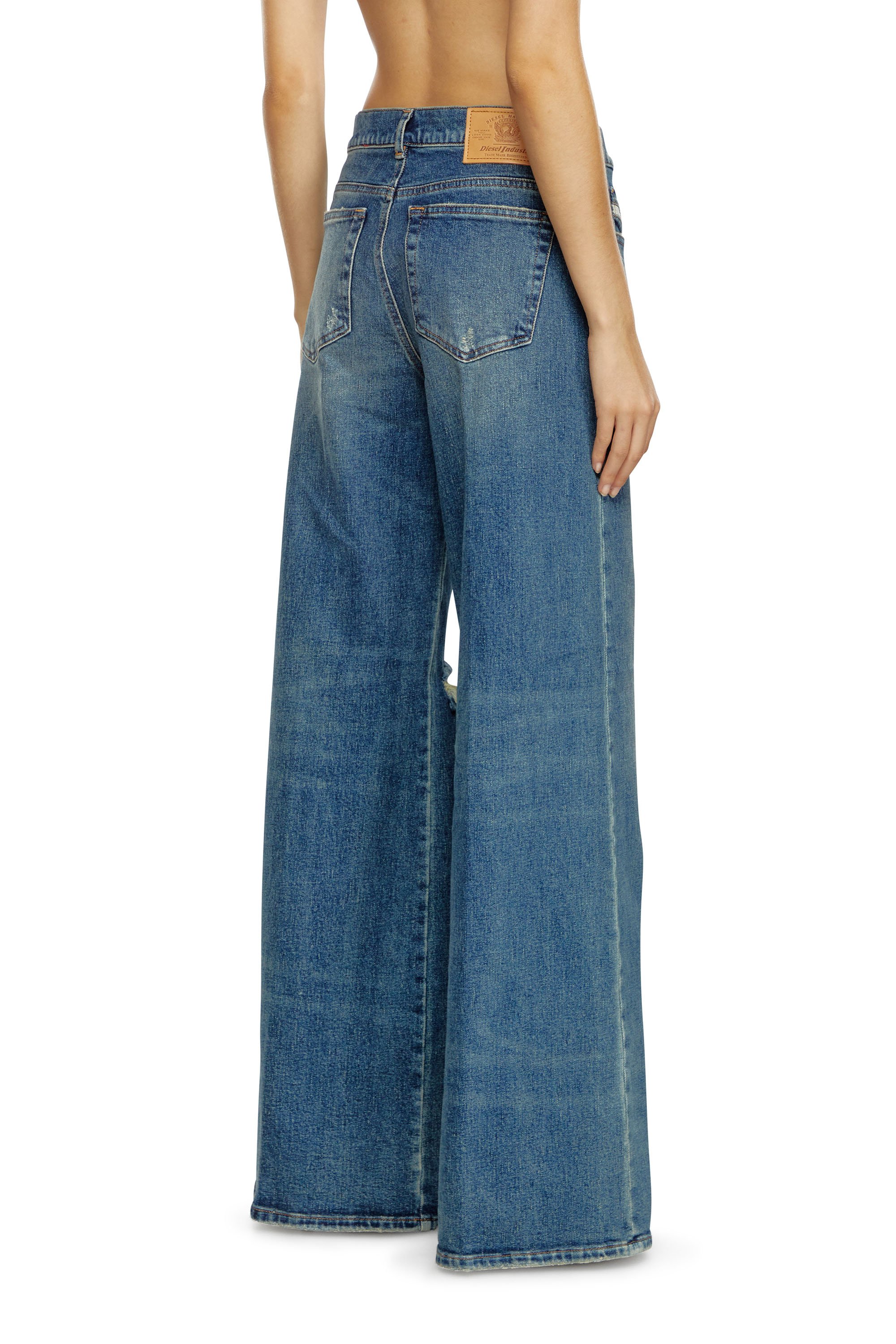 Diesel - Woman Bootcut and Flare Jeans 1978 D-Akemi 007M5, Medium blue - Image 3