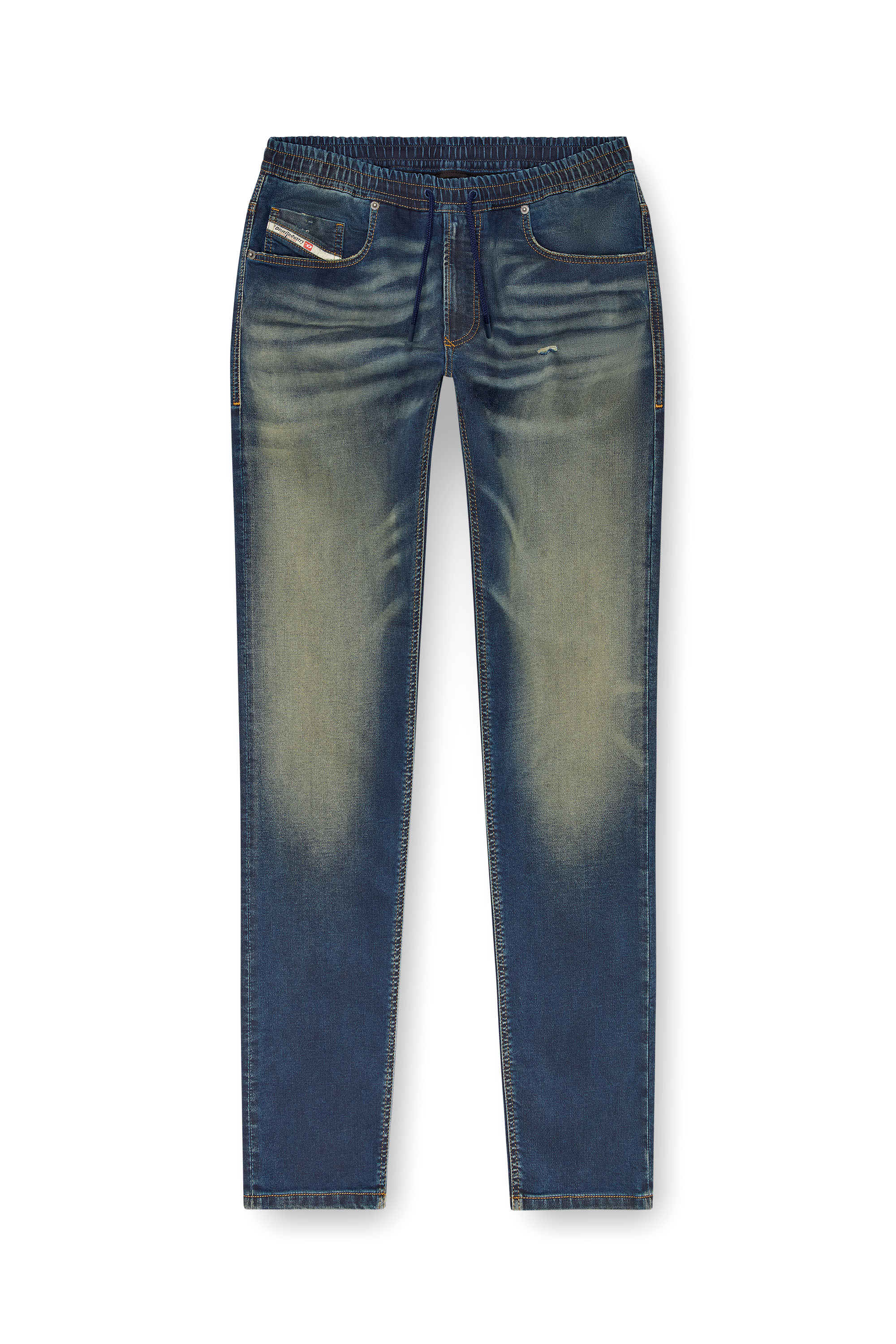 Diesel - Man's Tapered 2030 D-Krooley Joggjeans® 09J34, Dark Blue - 5