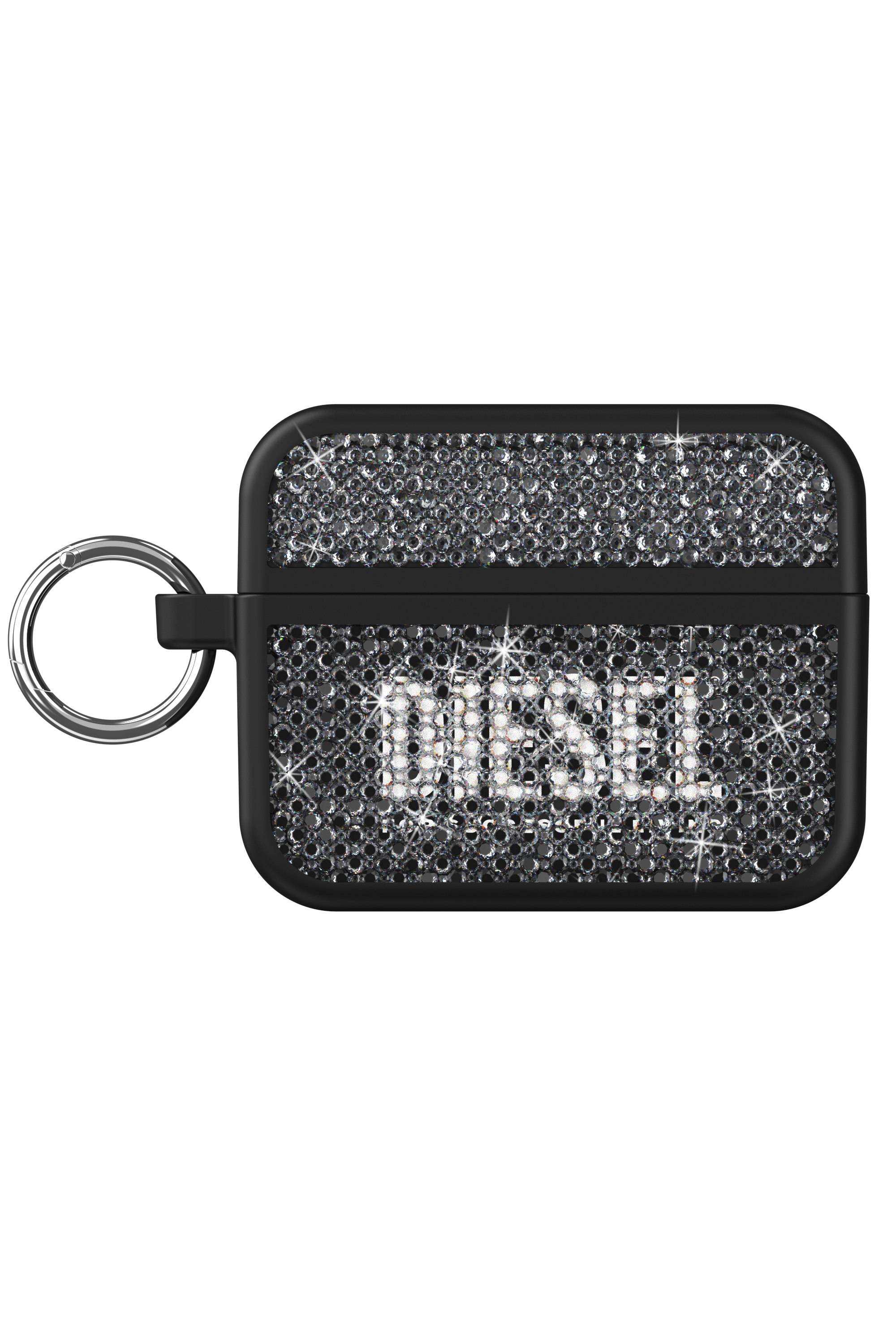 Diesel - 60195 AIRPOD CASE, Unisex's Swarovski Crystal Case for Airpods Pro / Pro 2 in Black - 1