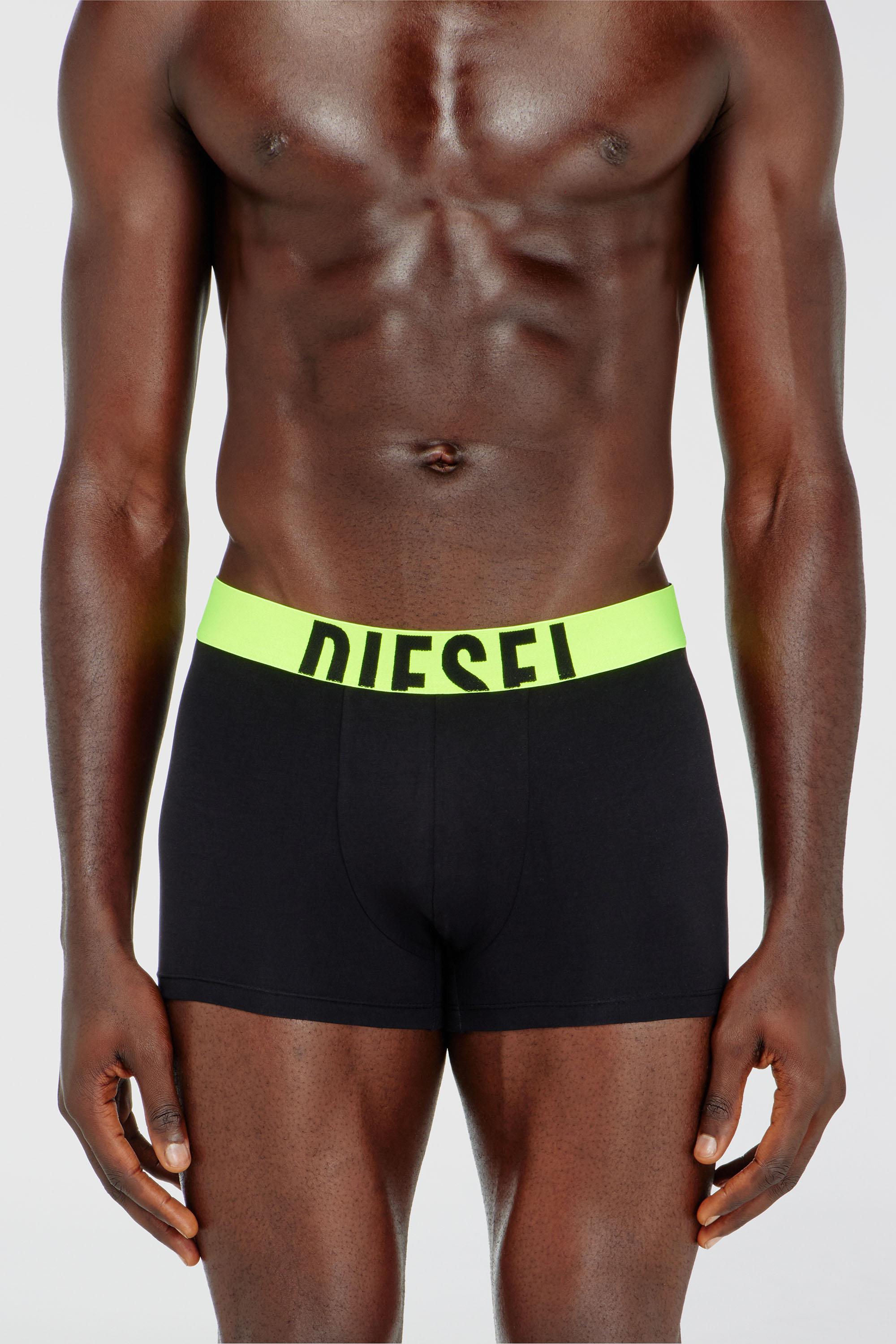Diesel - DAMIEN-D-POP-3PACK-40, Man's Three-pack boxer briefs in stretch cotton in Multicolor/Black - 1