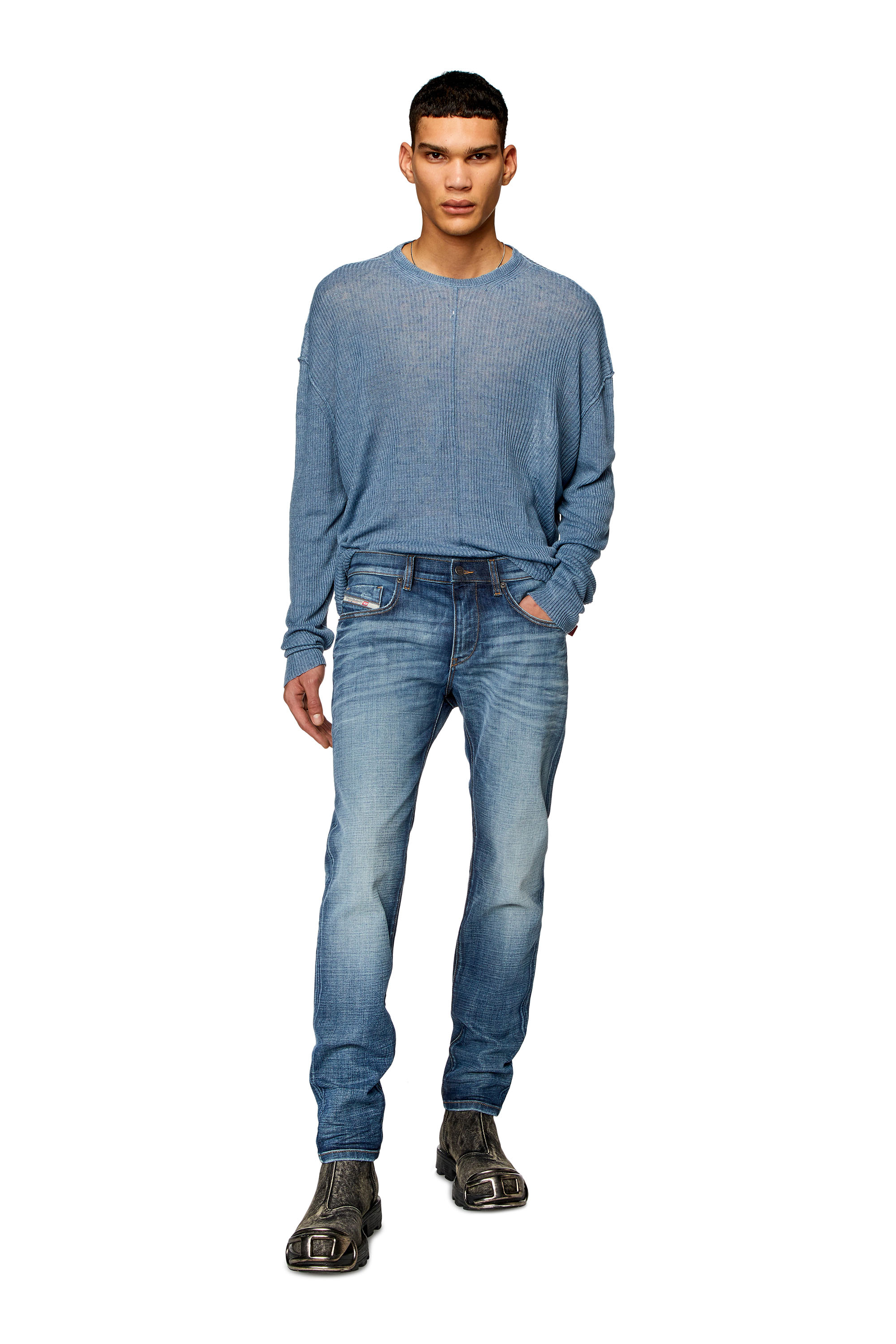Diesel - Slim Jeans 2019 D-Strukt 0DQAE, Medium blue - Image 2