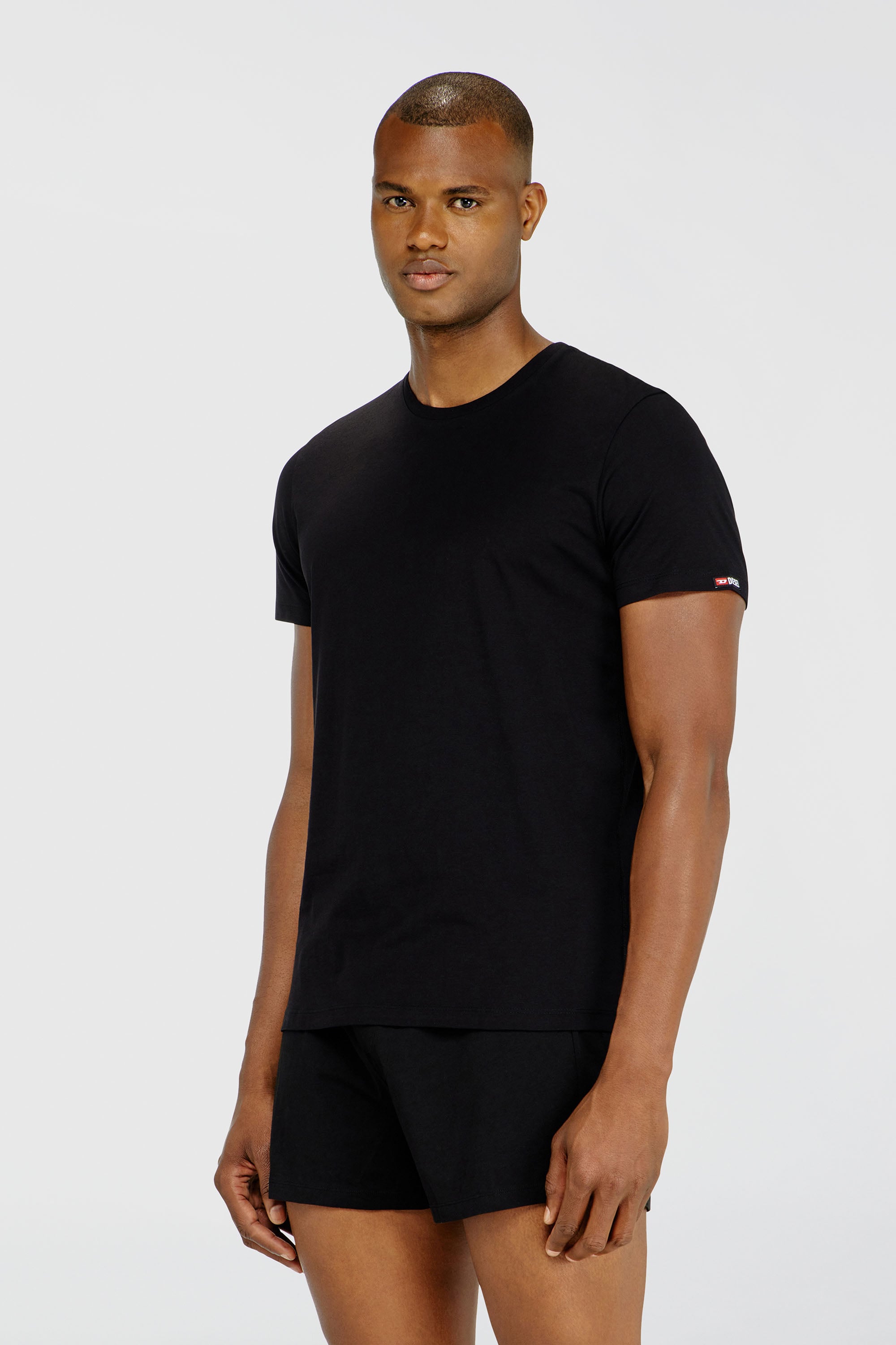Diesel - RANDAL-D-CORE-3PACK, Man's Set of 3 cotton T-shirts in Black - 3