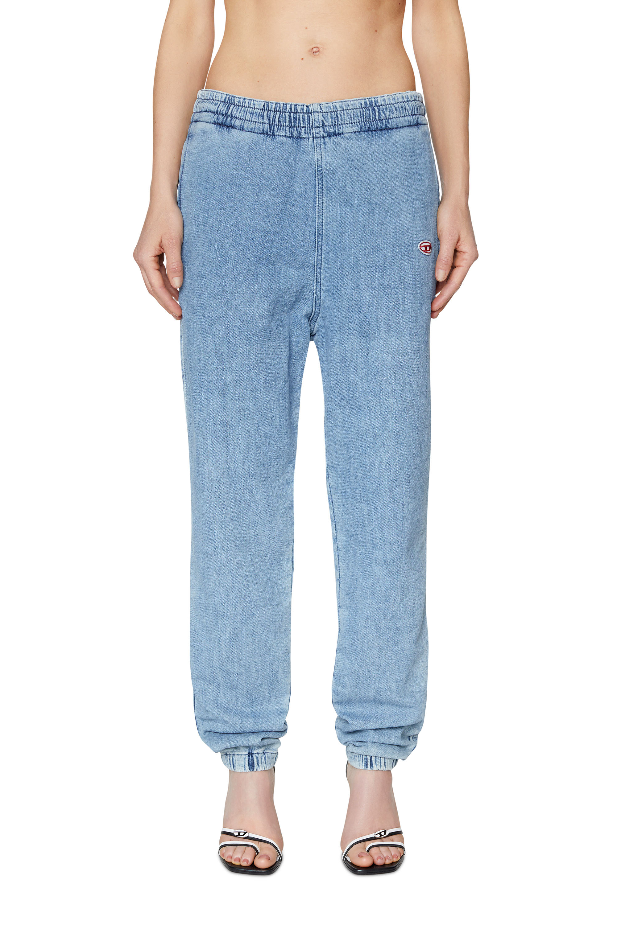 Diesel - Tapered D-Lab Track Denim 09D01, Light Blue - Image 1