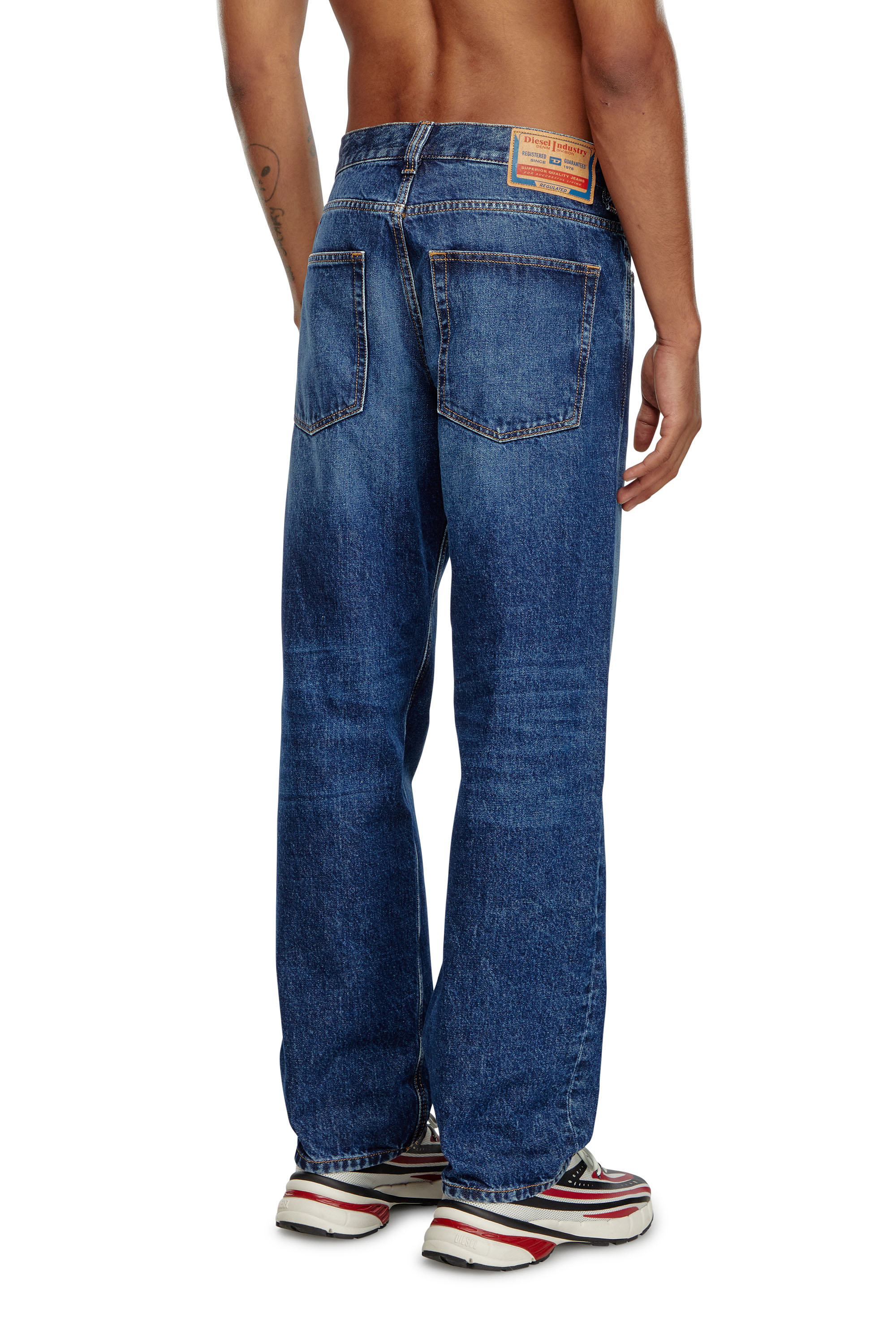 Diesel - Man's Regular Jeans 2010 D-Macs 09I27, Dark Blue - 3