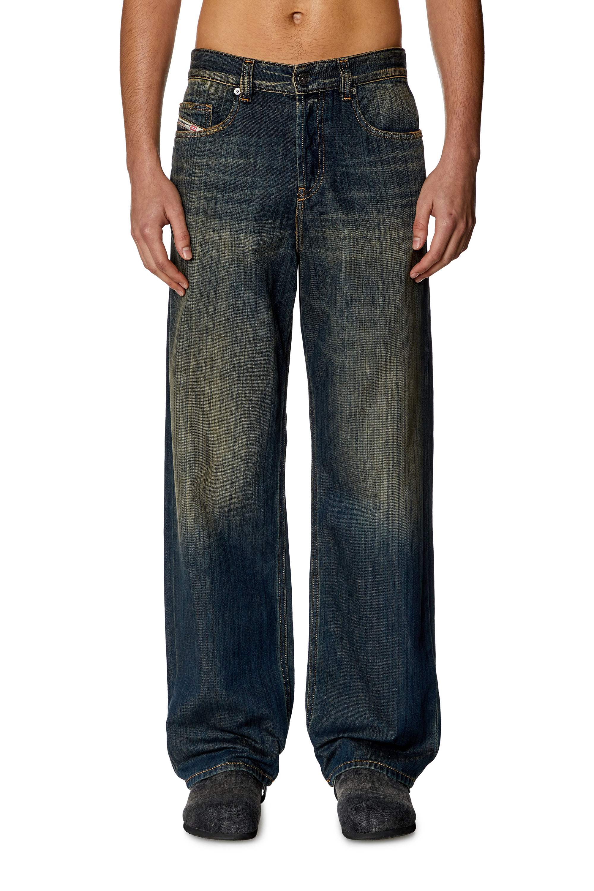 Diesel - Straight Jeans 2001 D-Macro 09I20, Dark Blue - Image 4