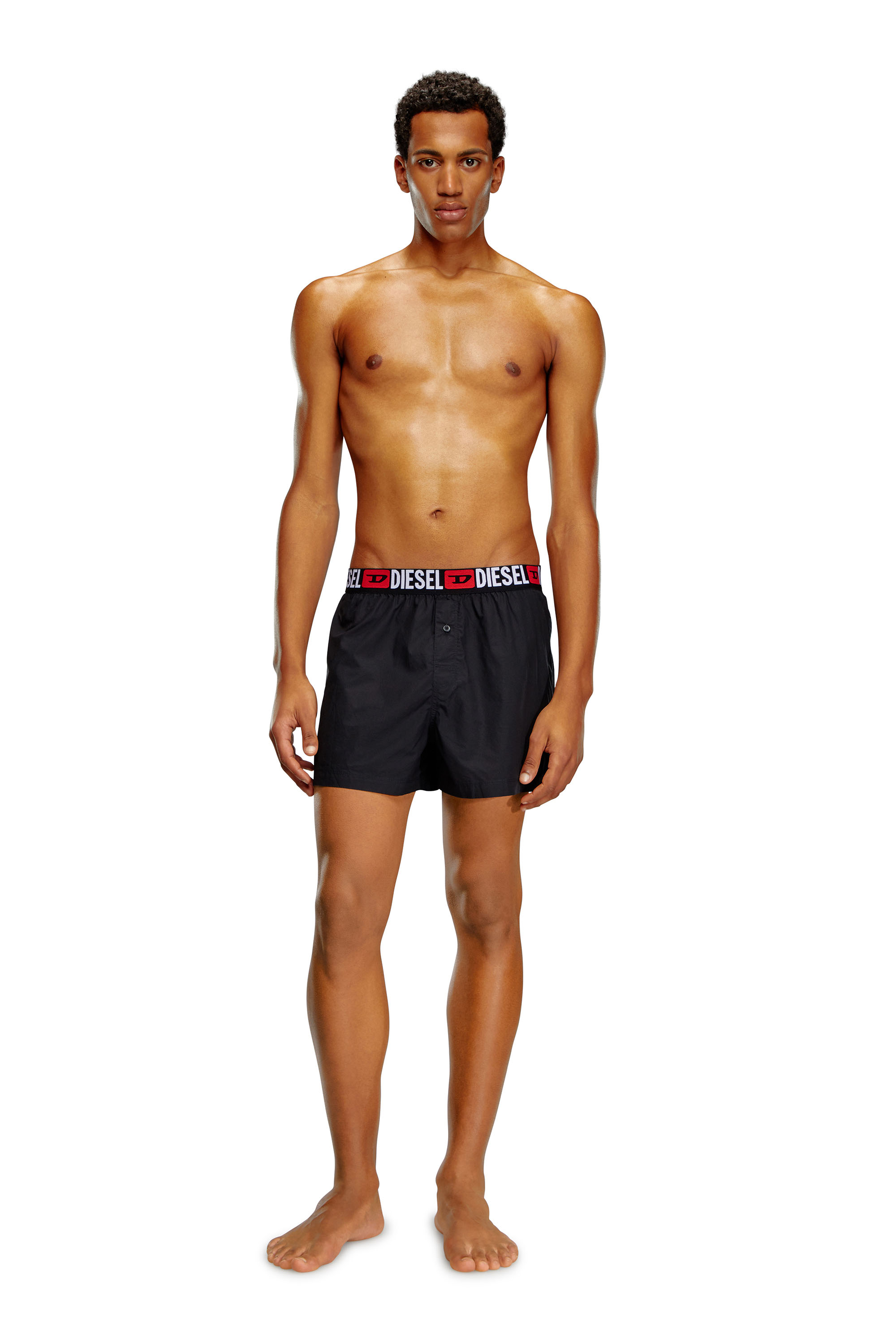 Two-pack boxers with logo waist