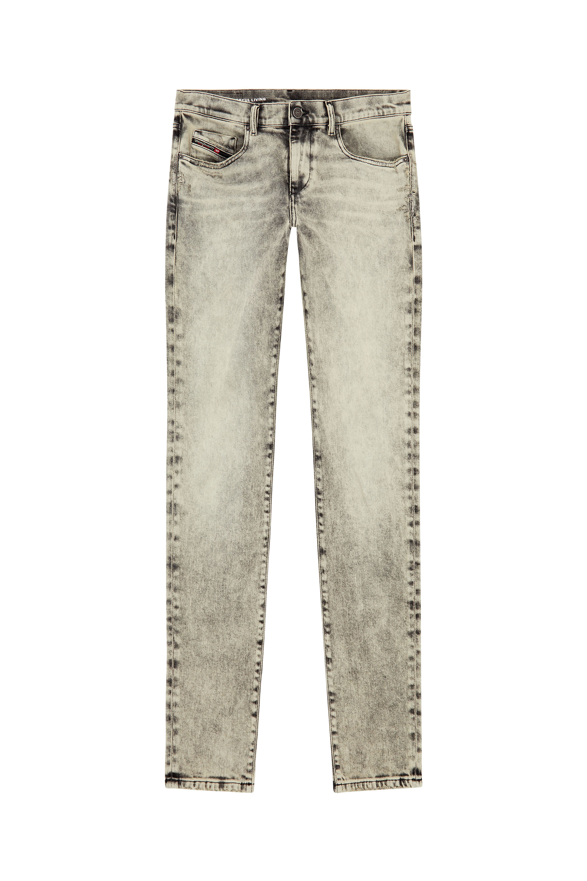 Diesel - Slim Jeans 2019 D-Strukt 09H56, Grey - Image 3