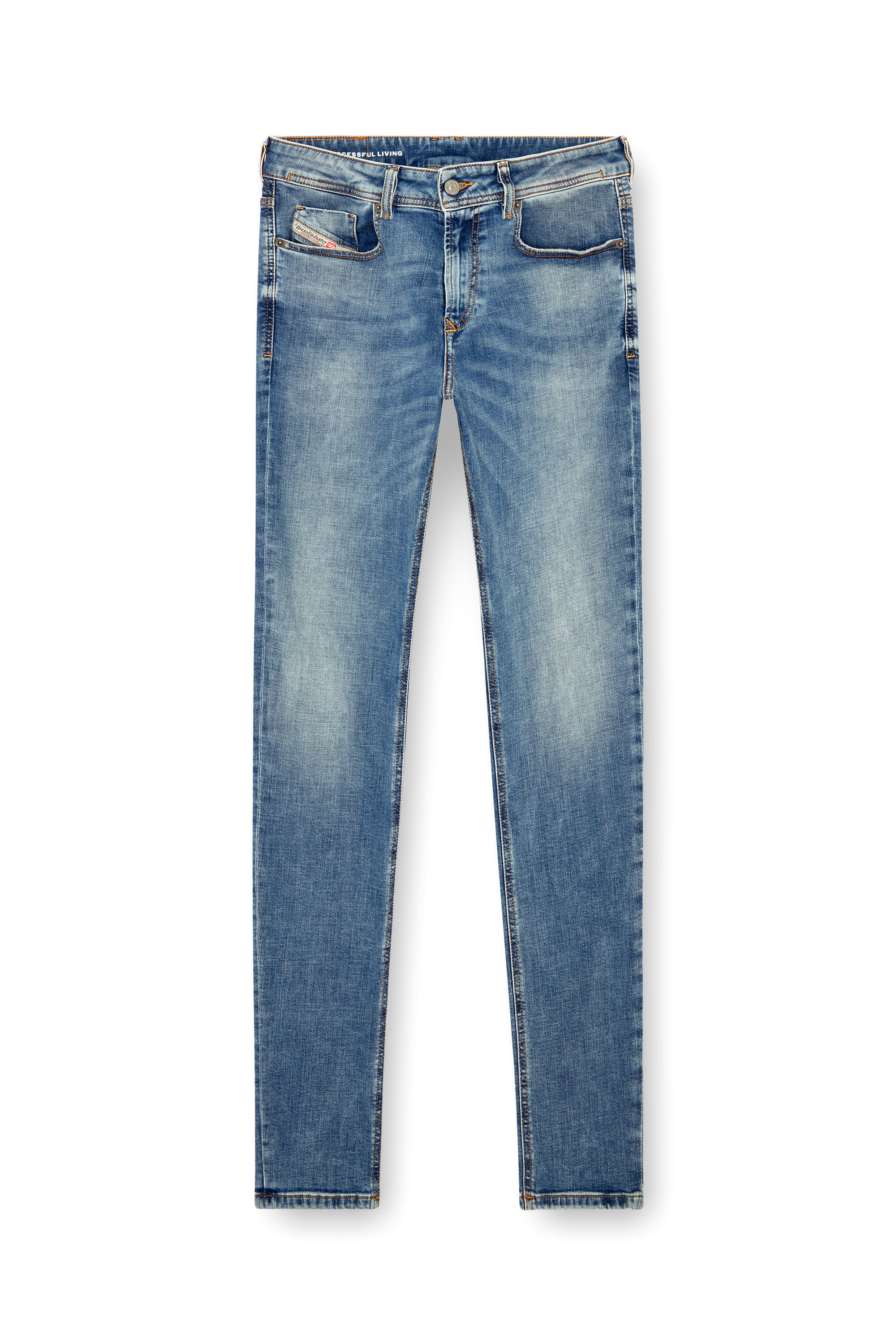 Diesel - Man Skinny Jeans 1979 Sleenker 09J21, Light Blue - Image 5