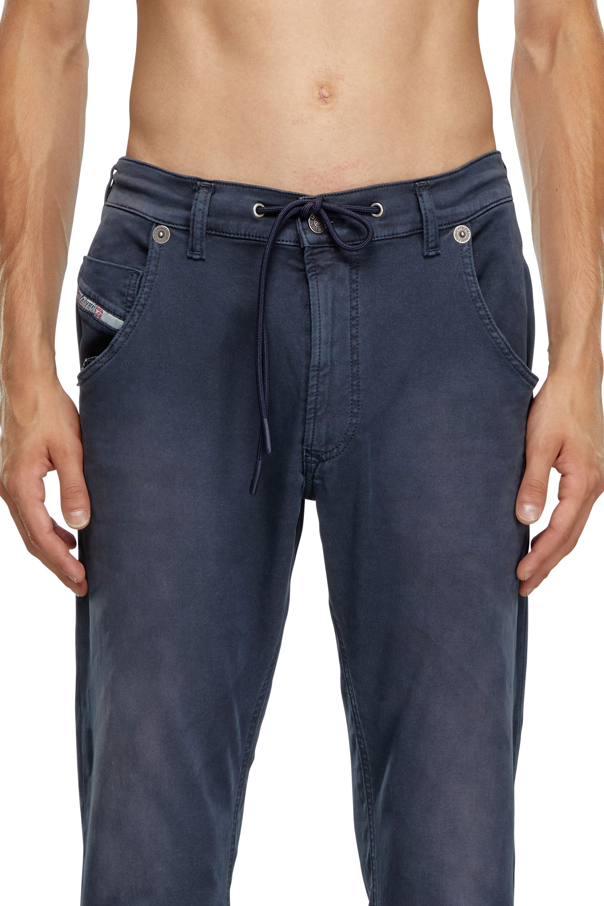 Diesel - Man's Tapered 2030 D-Krooley Joggjeans® 0670M, Dark Blue - 4