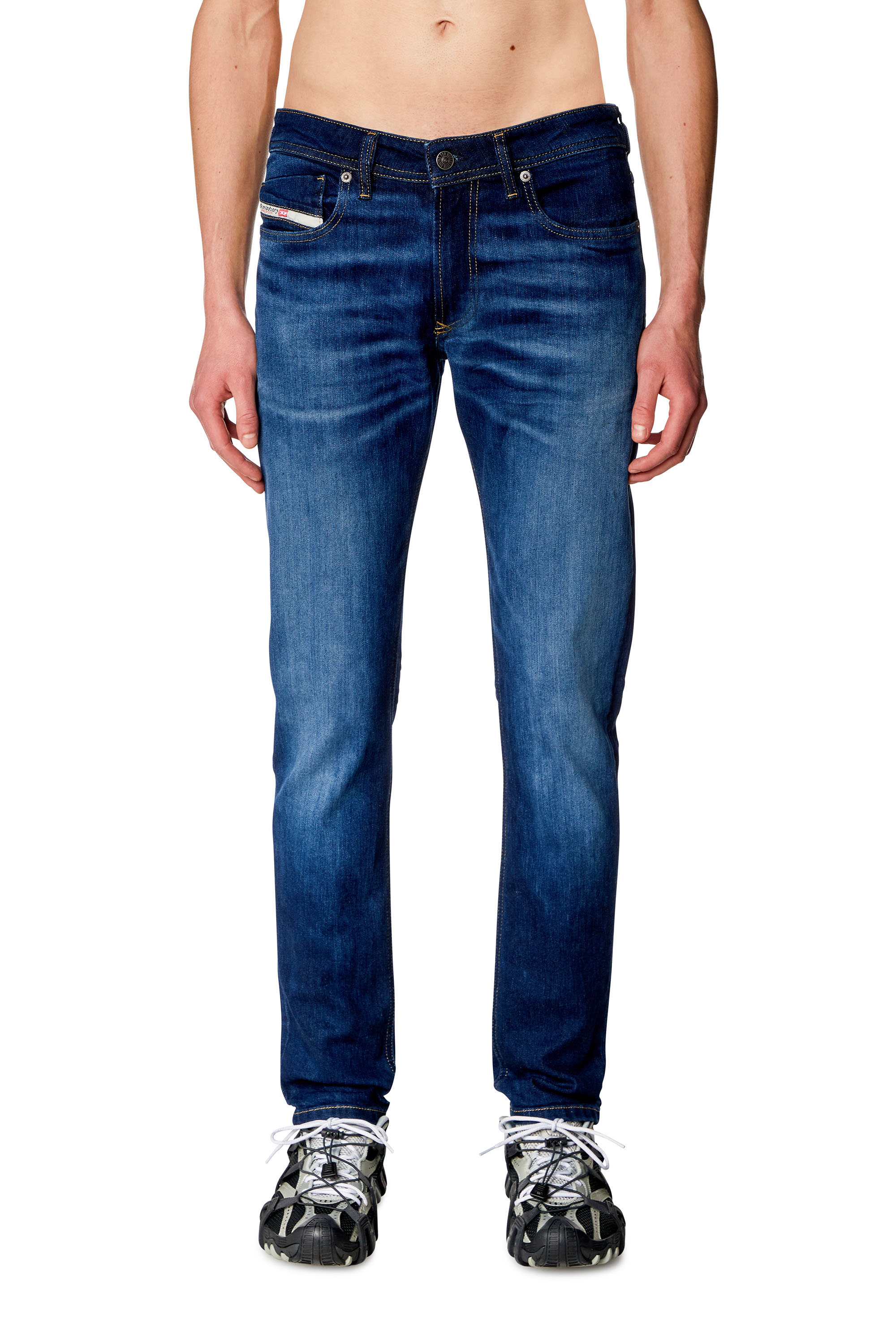 Diesel - Man Skinny Jeans 1979 Sleenker 0PFAV, Dark Blue - Image 2