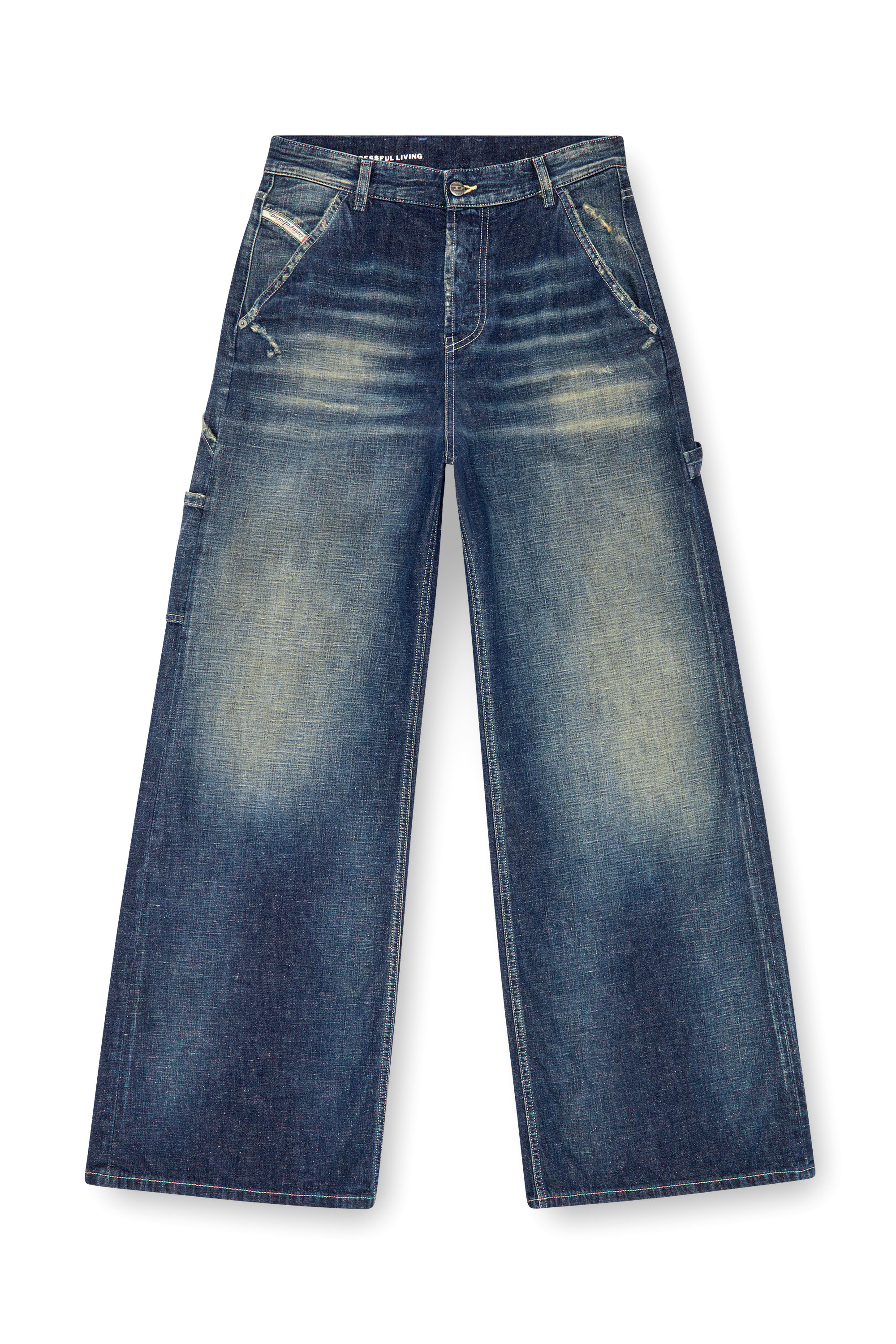 Diesel - Woman Straight Jeans 1996 D-Sire 09J91, Dark Blue - Image 5