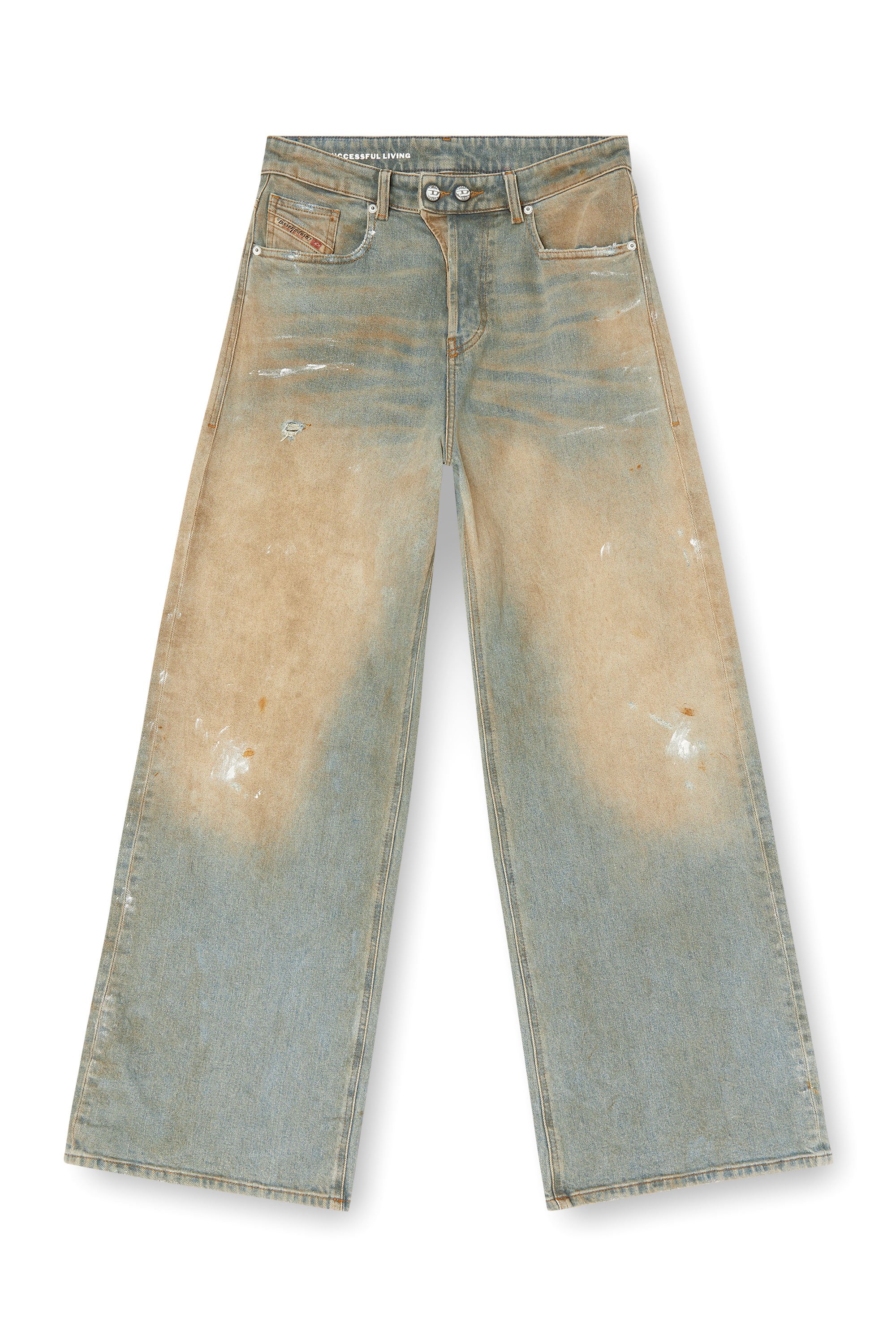 Diesel - Woman's Relaxed Jeans 1996 D-Sire 007Z4, Light Blue - 3