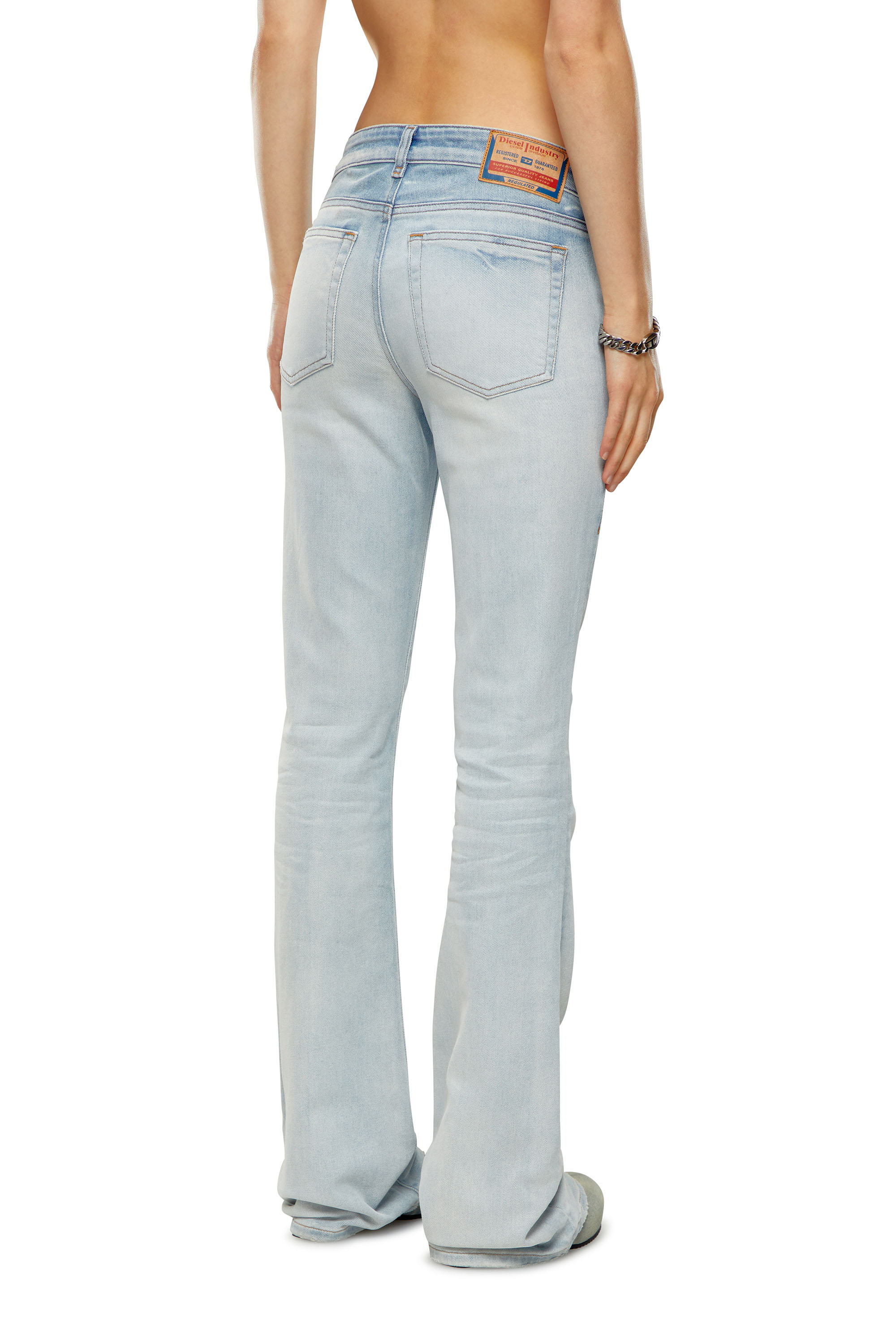 Diesel - Bootcut and Flare Jeans 1969 D-Ebbey 09H73, Light Blue - Image 2