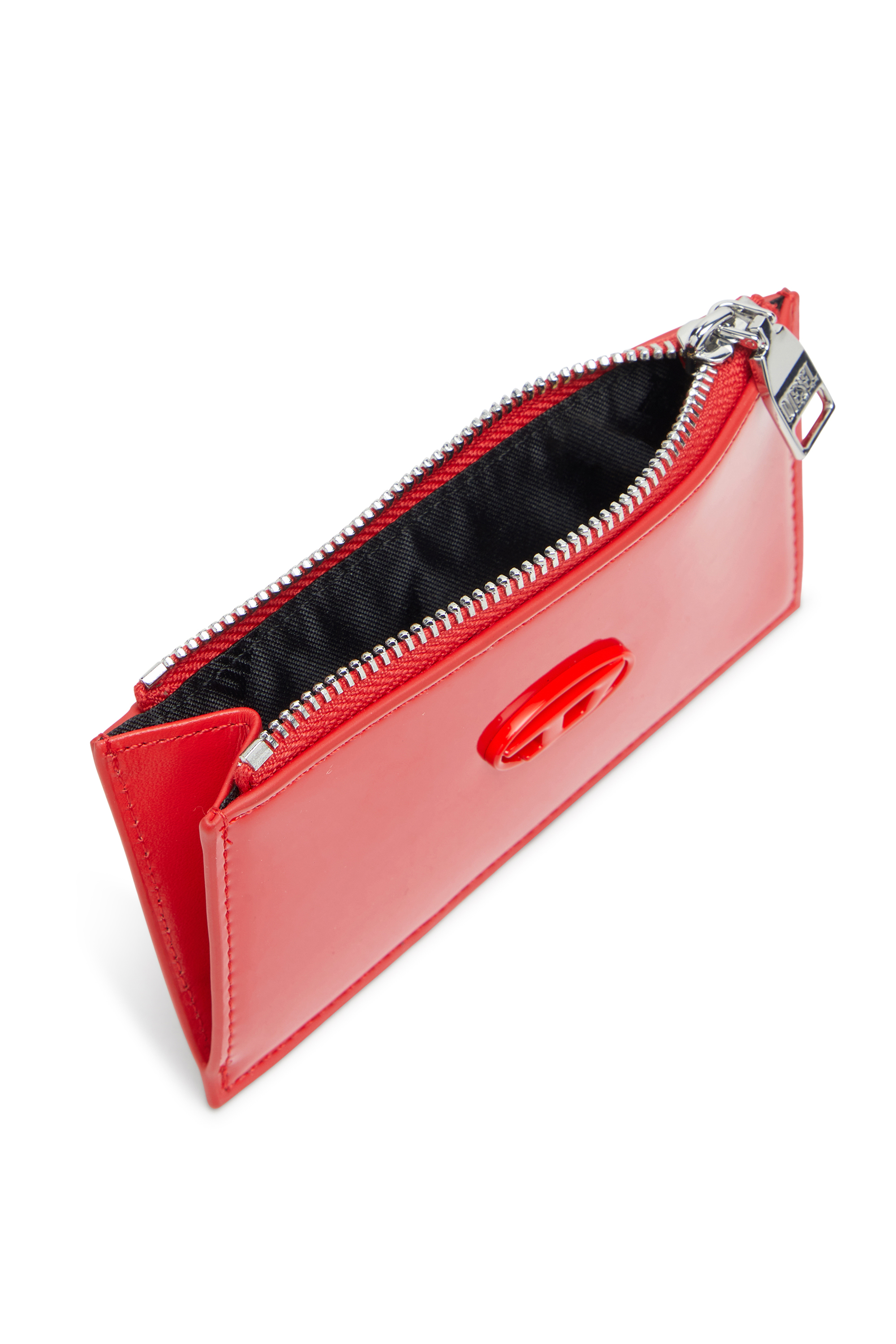 Diesel - PLAY CARD HOLDER III, Woman's Card holder with glossy finish in Red - 3