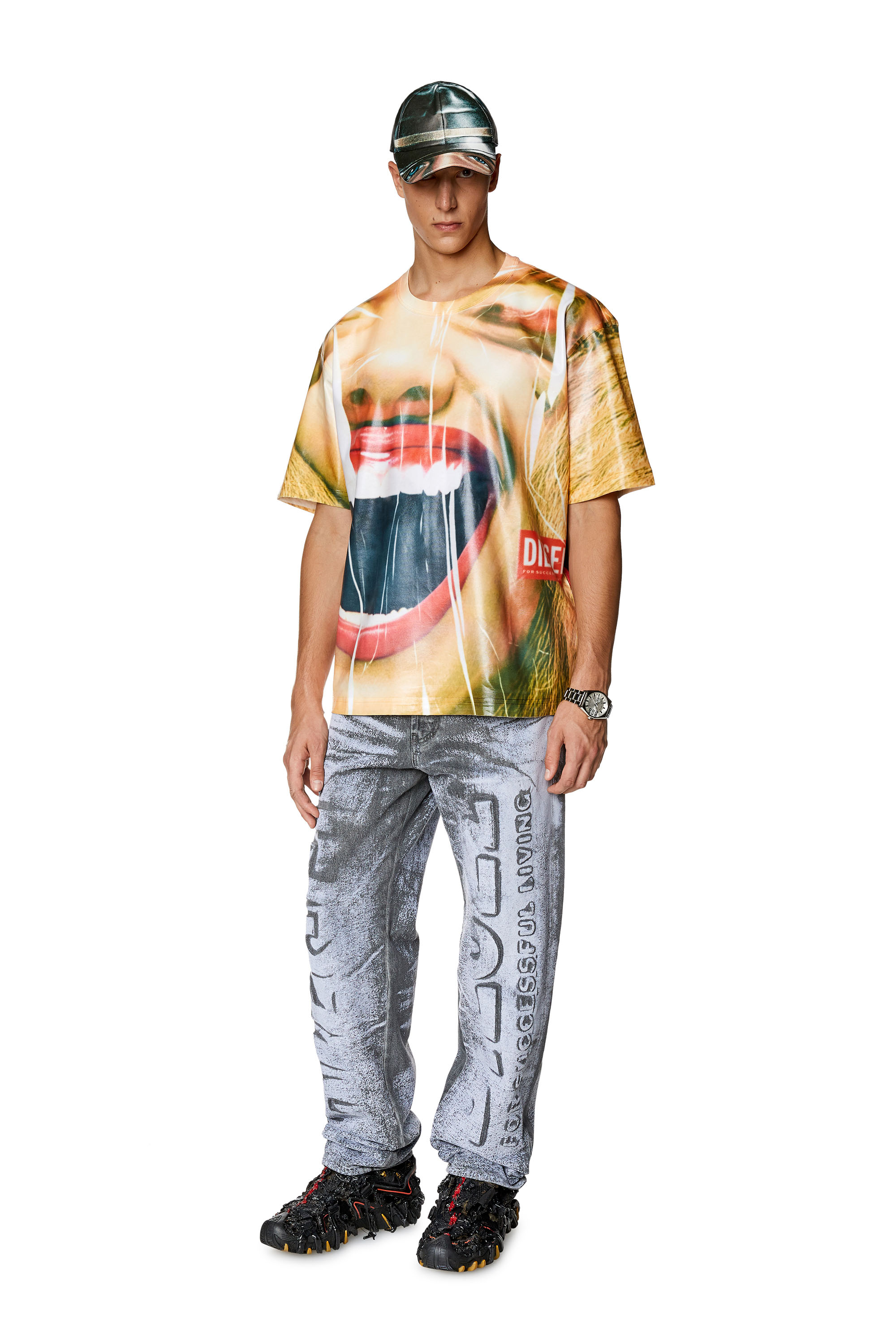 Diesel - T-WASBIRCOO, Yellow - Image 3