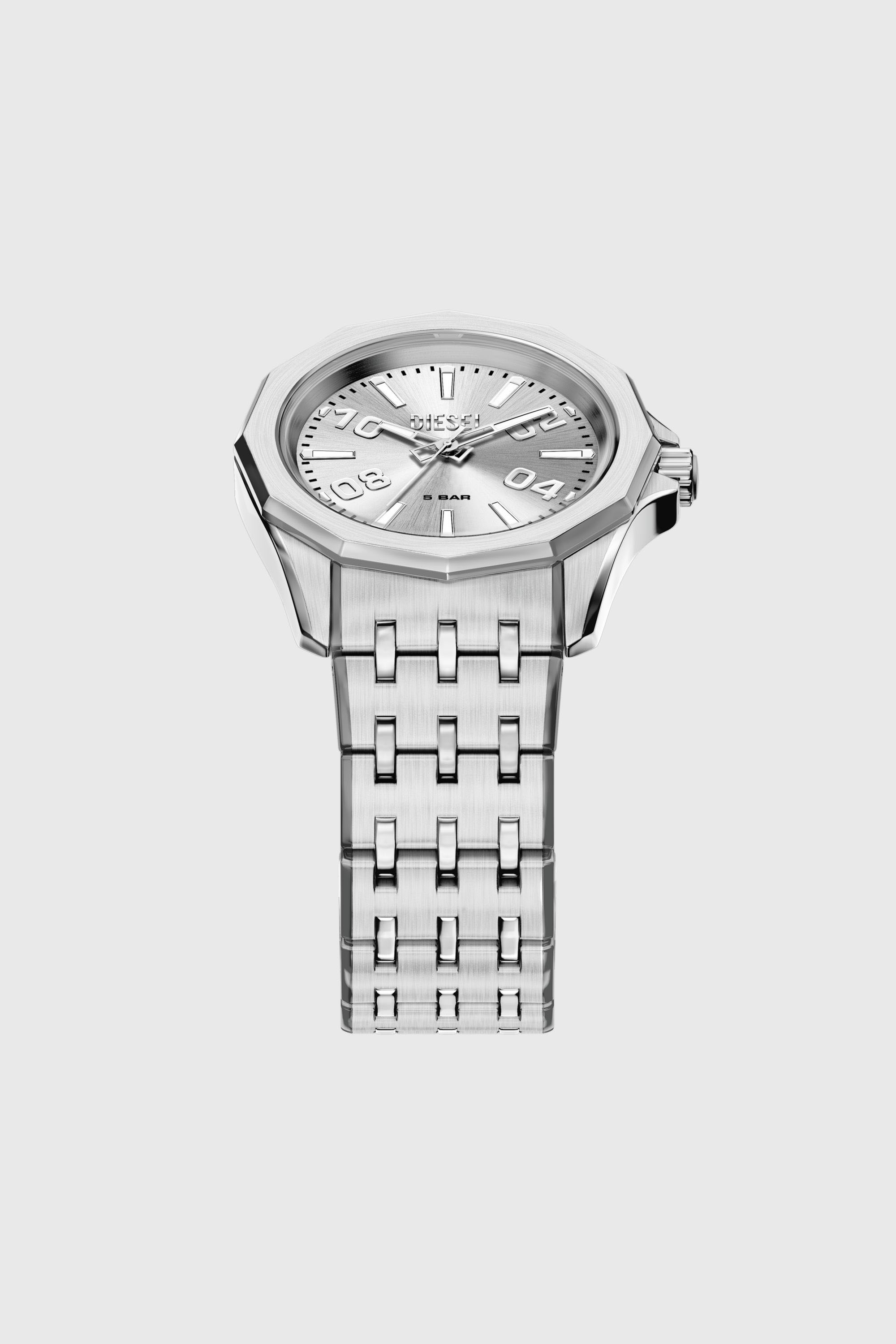 Diesel - DZ2236 WATCH, Man's Stinger stainless steel watch in Silver - 4