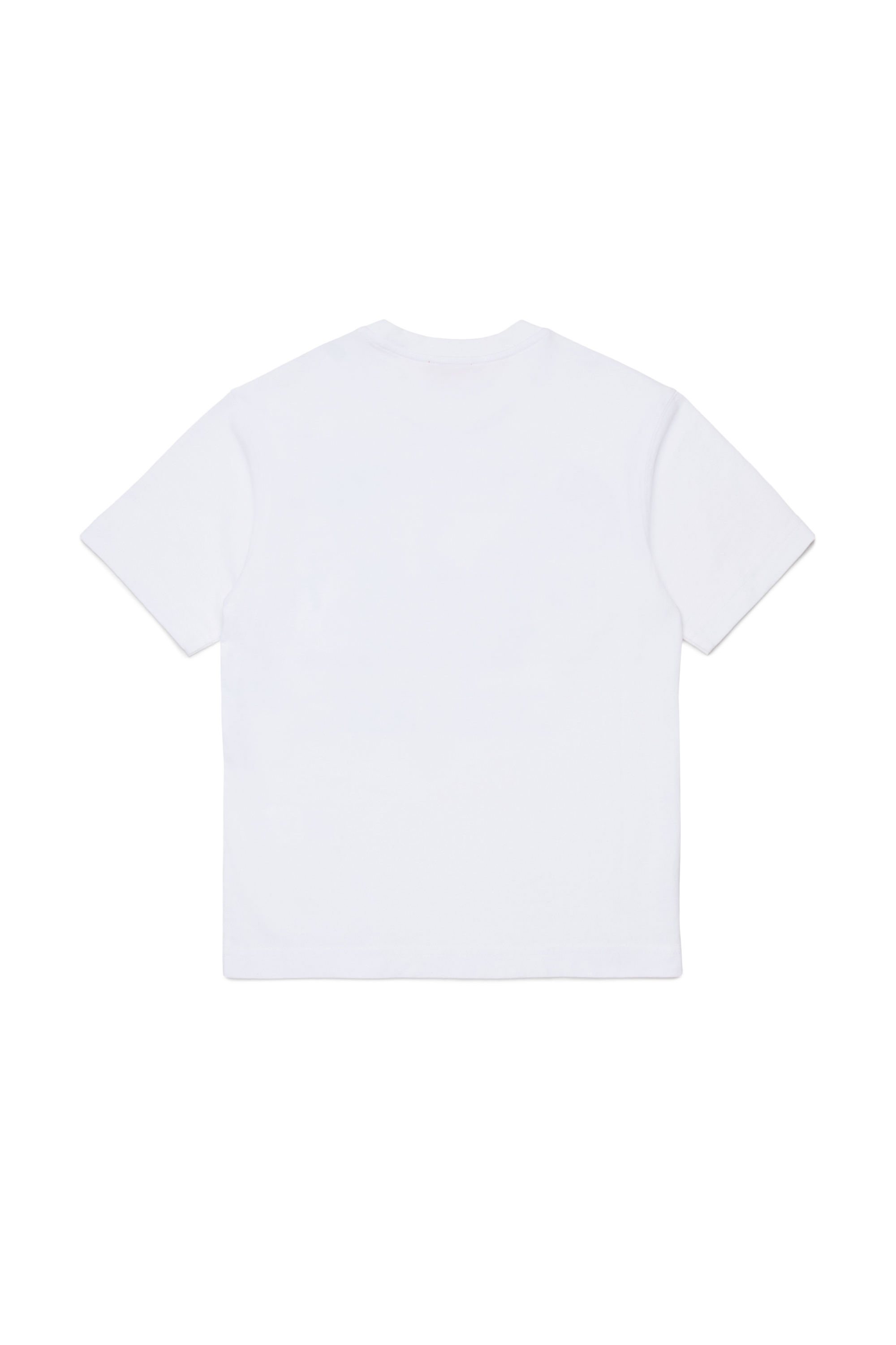 Diesel - TDERSIM OVER, Man's T-shirt with vintage-style print in White - 2