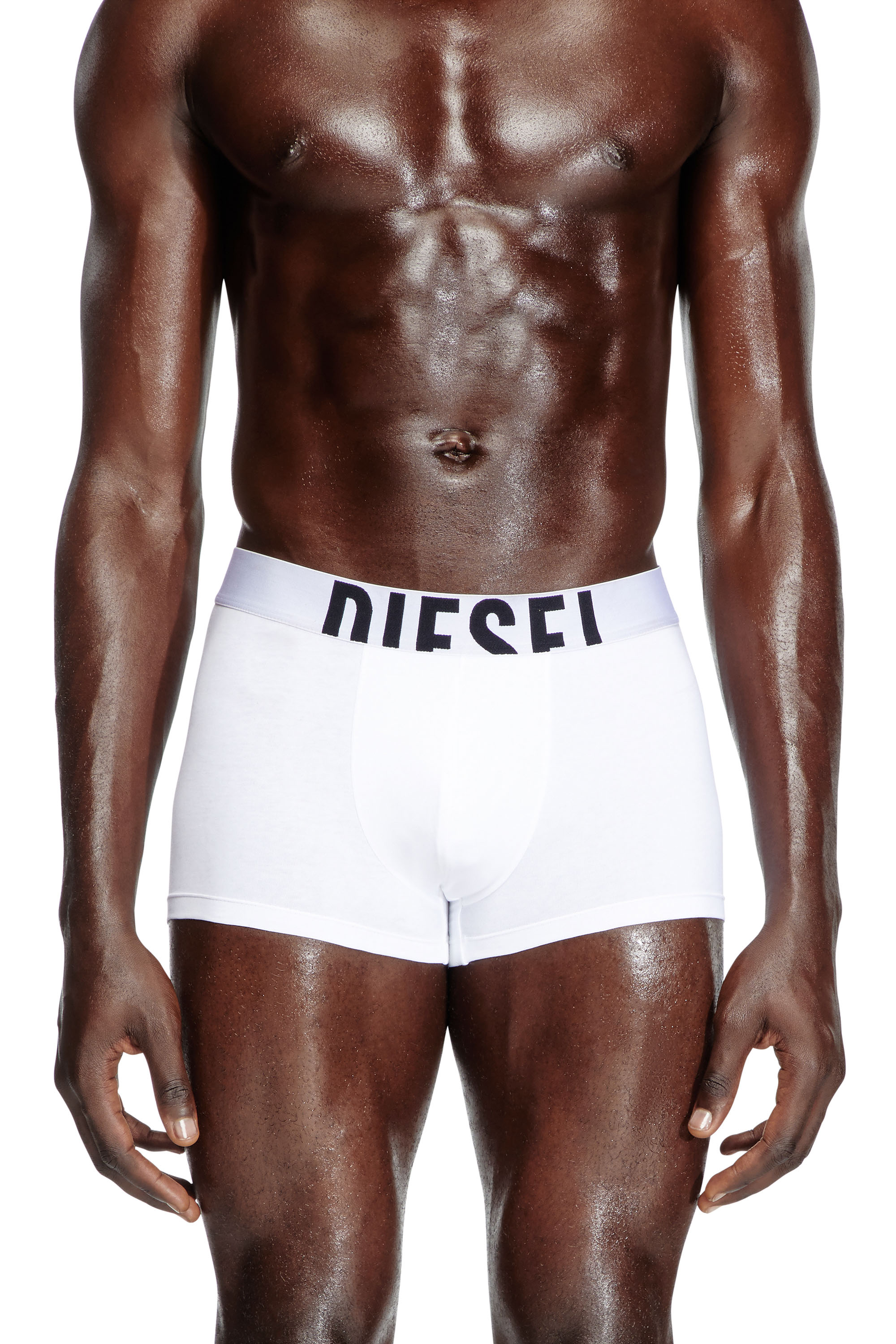 Diesel - DAMIEN-D-POP-3PACK-40, Man's Three-pack boxer briefs in stretch cotton in Black/White - 3