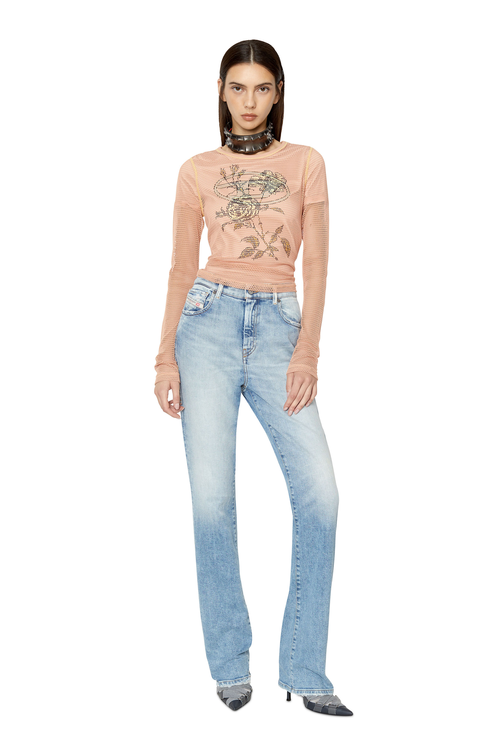 Diesel - Bootcut and Flare Jeans 2003 D-Escription 09E67, Light Blue - Image 6